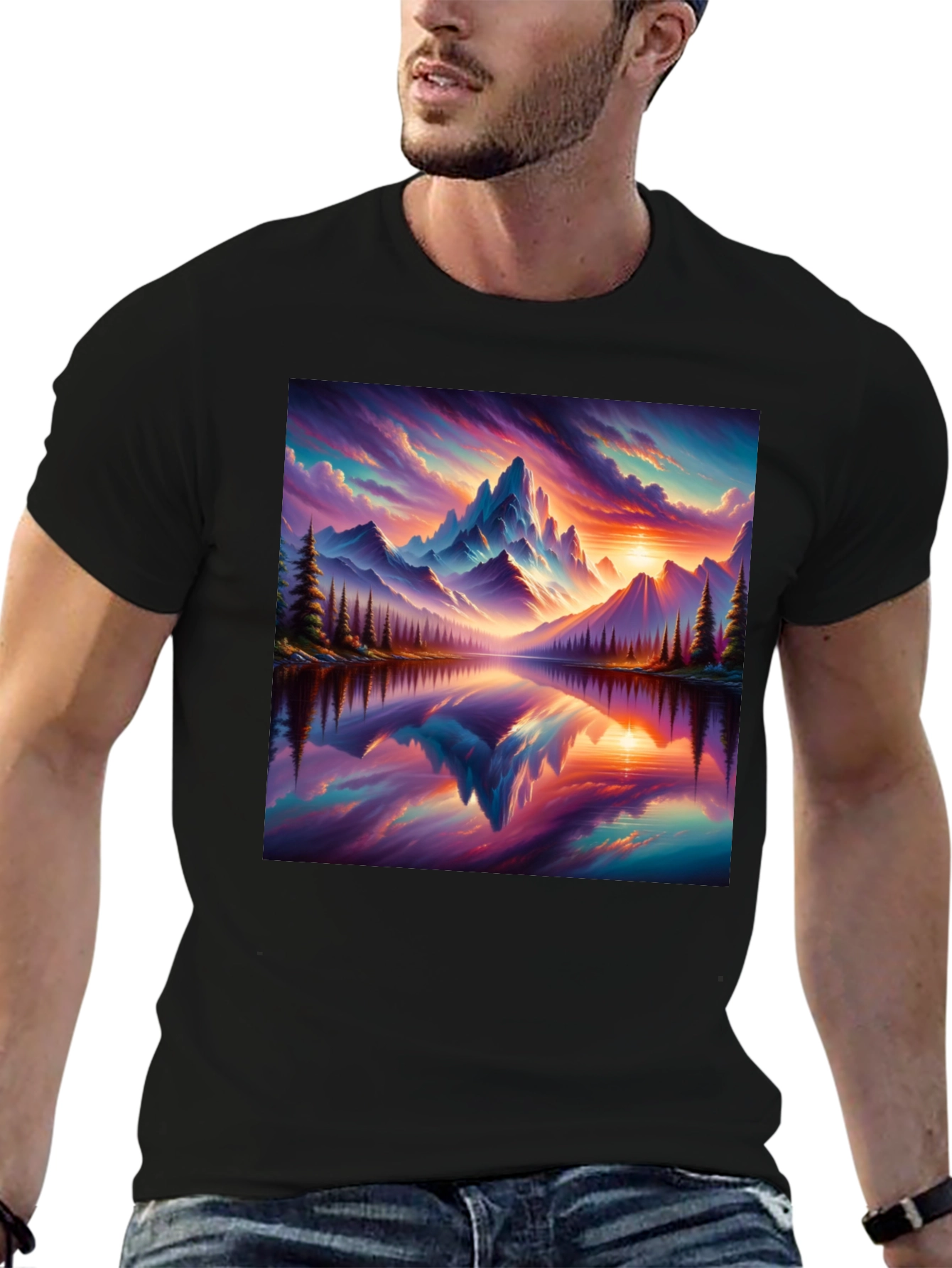 Mountain Lake Graphic Tee