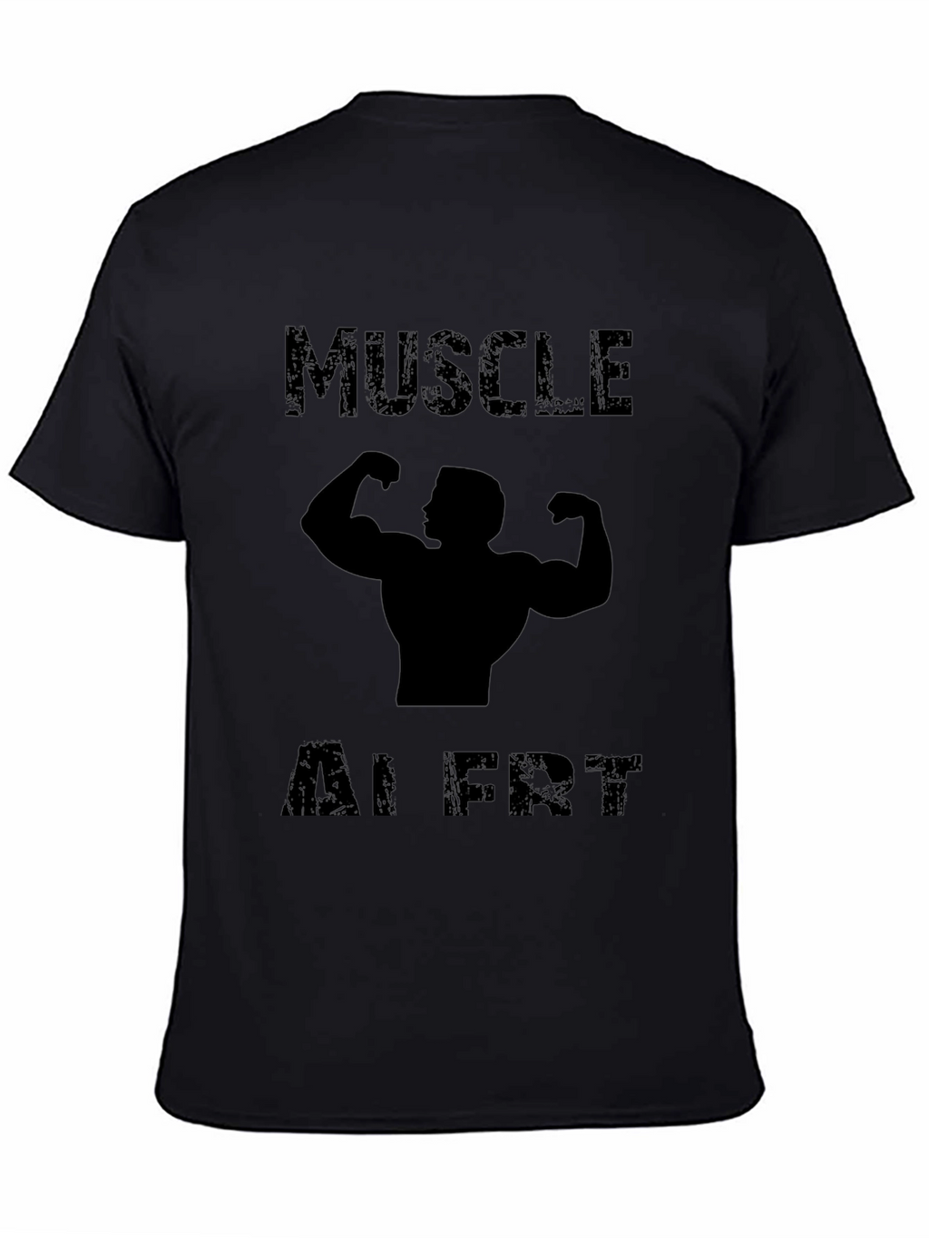 Muscle Alert Graphic Tee - Black