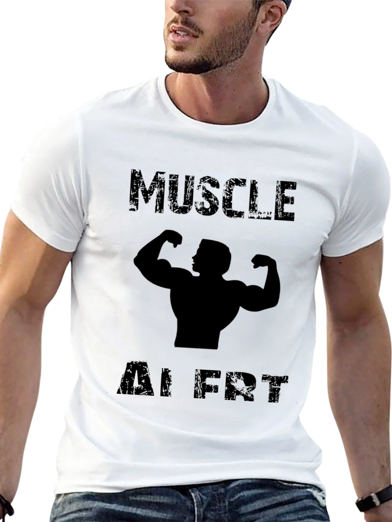 Muscle Alert Graphic Tee - Black