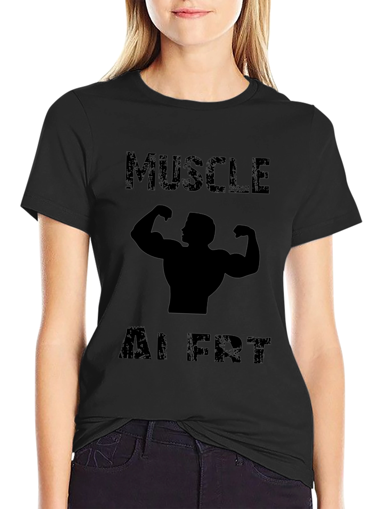 Muscle Alert Graphic Tee - Black