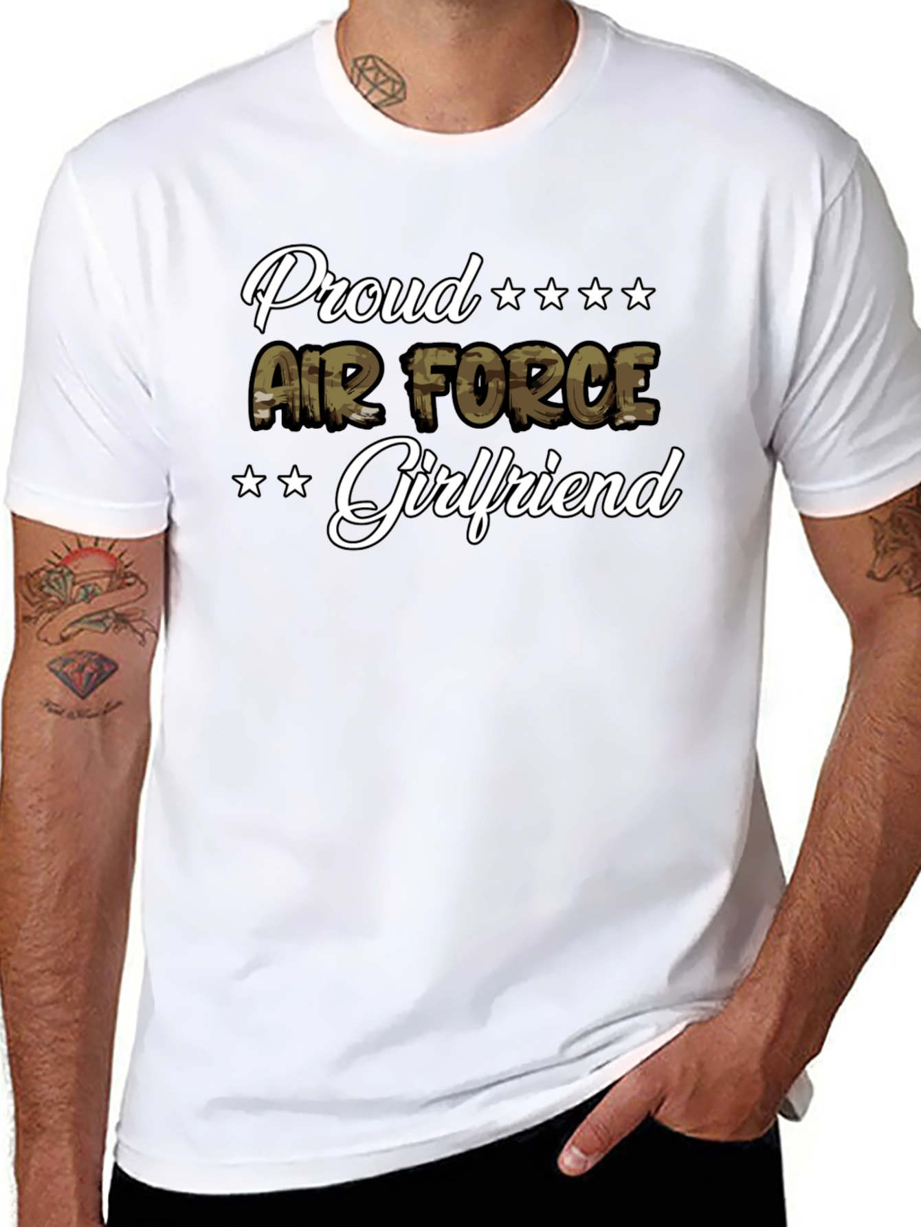 Proud Air Force Girlfriend T-Shirt