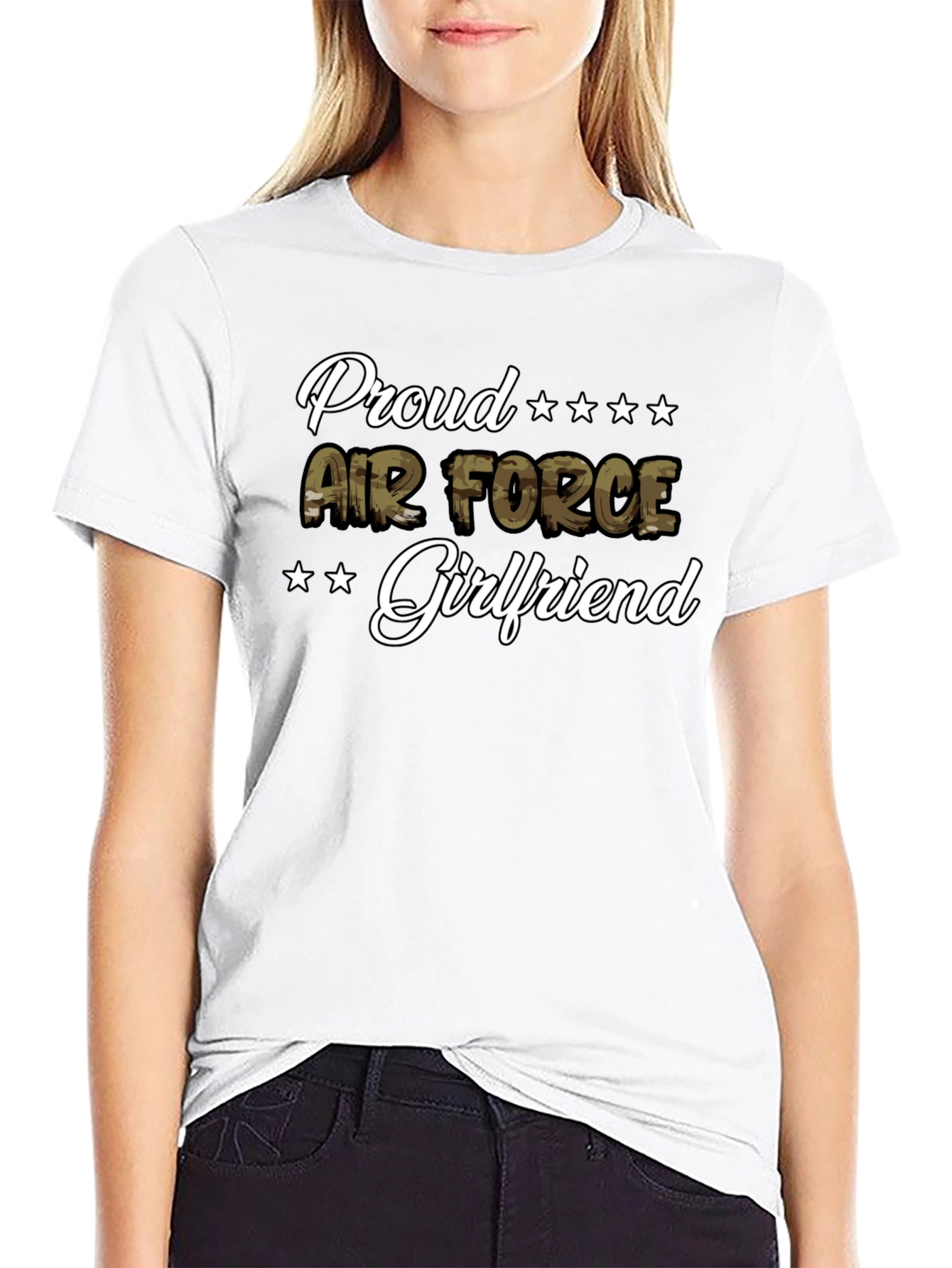 Proud Air Force Girlfriend T-Shirt