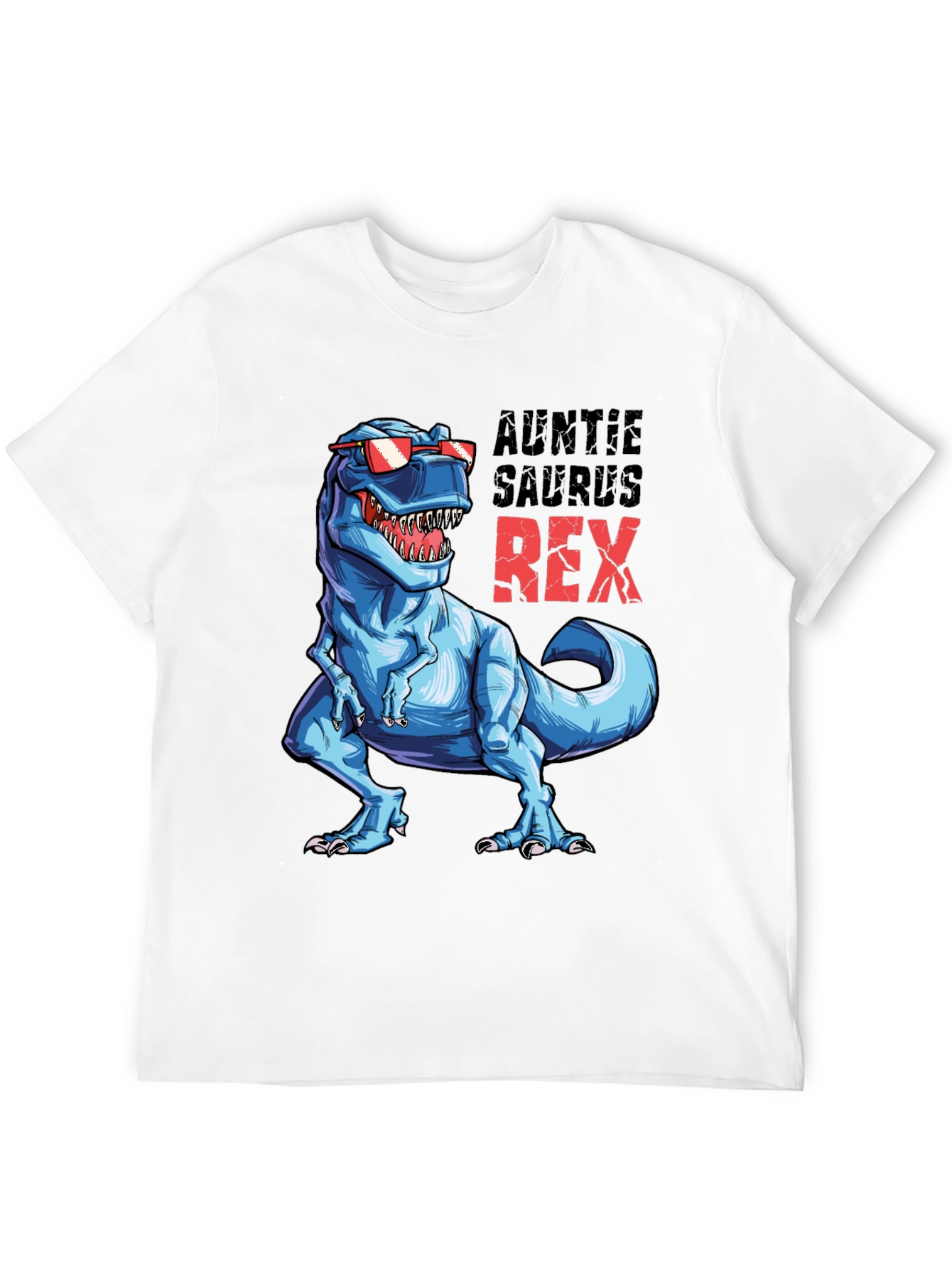 Auntie Saurus Rex T-Shirt - Fun Dino Tee