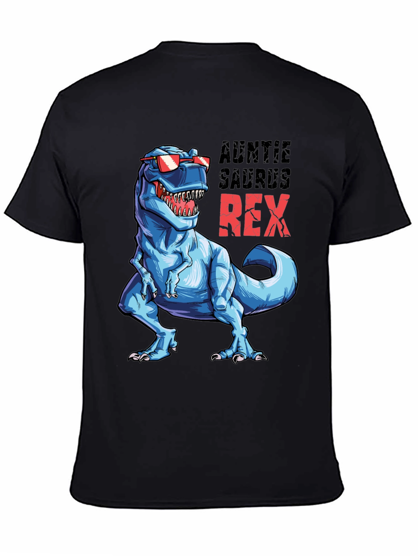 Auntie Saurus Rex T-Shirt - Fun Dino Tee