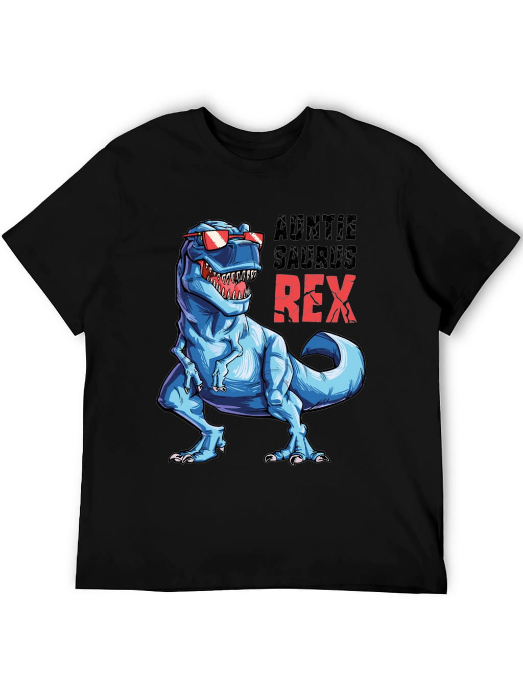 Auntie Saurus Rex T-Shirt - Fun Dino Tee