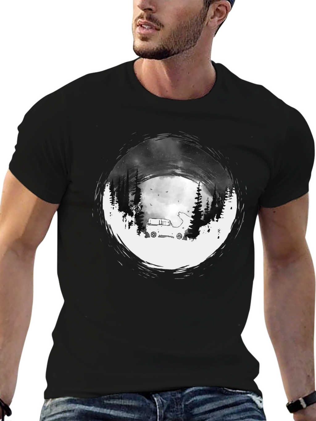 Nature Explorer Tee - Black