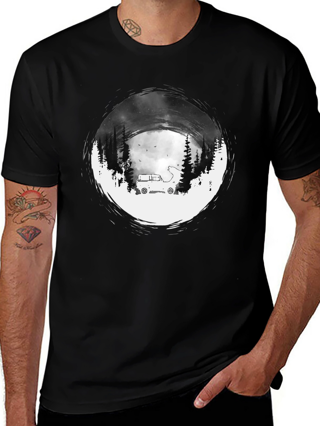 Nature Explorer Tee - Black