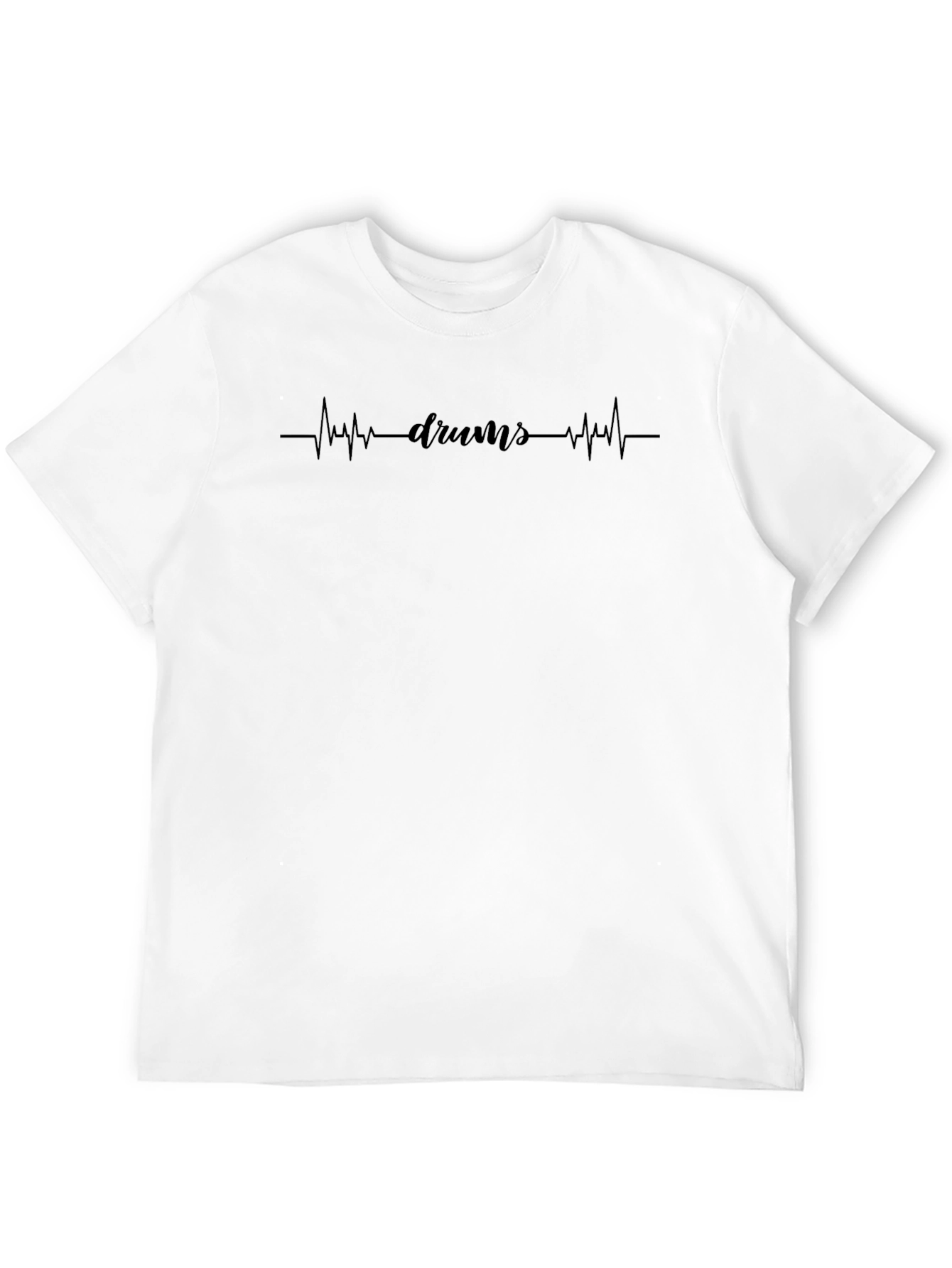 Drums Heartbeat T-Shirt - Musician Tee