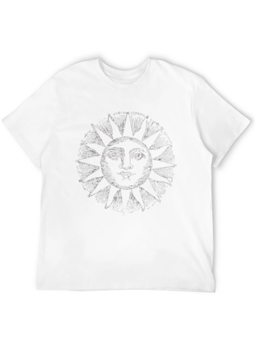 Sun Graphic T-Shirt - Black Cotton Tee