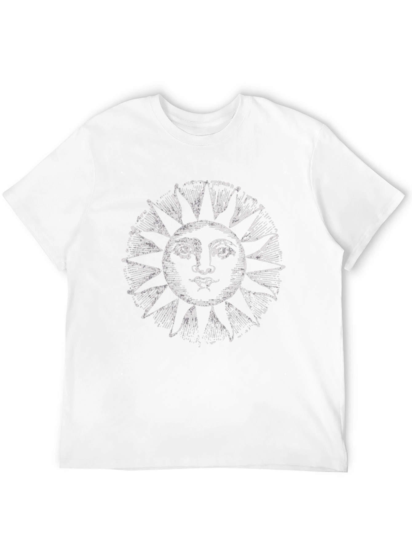 Sun Graphic T-Shirt - Black Cotton Tee