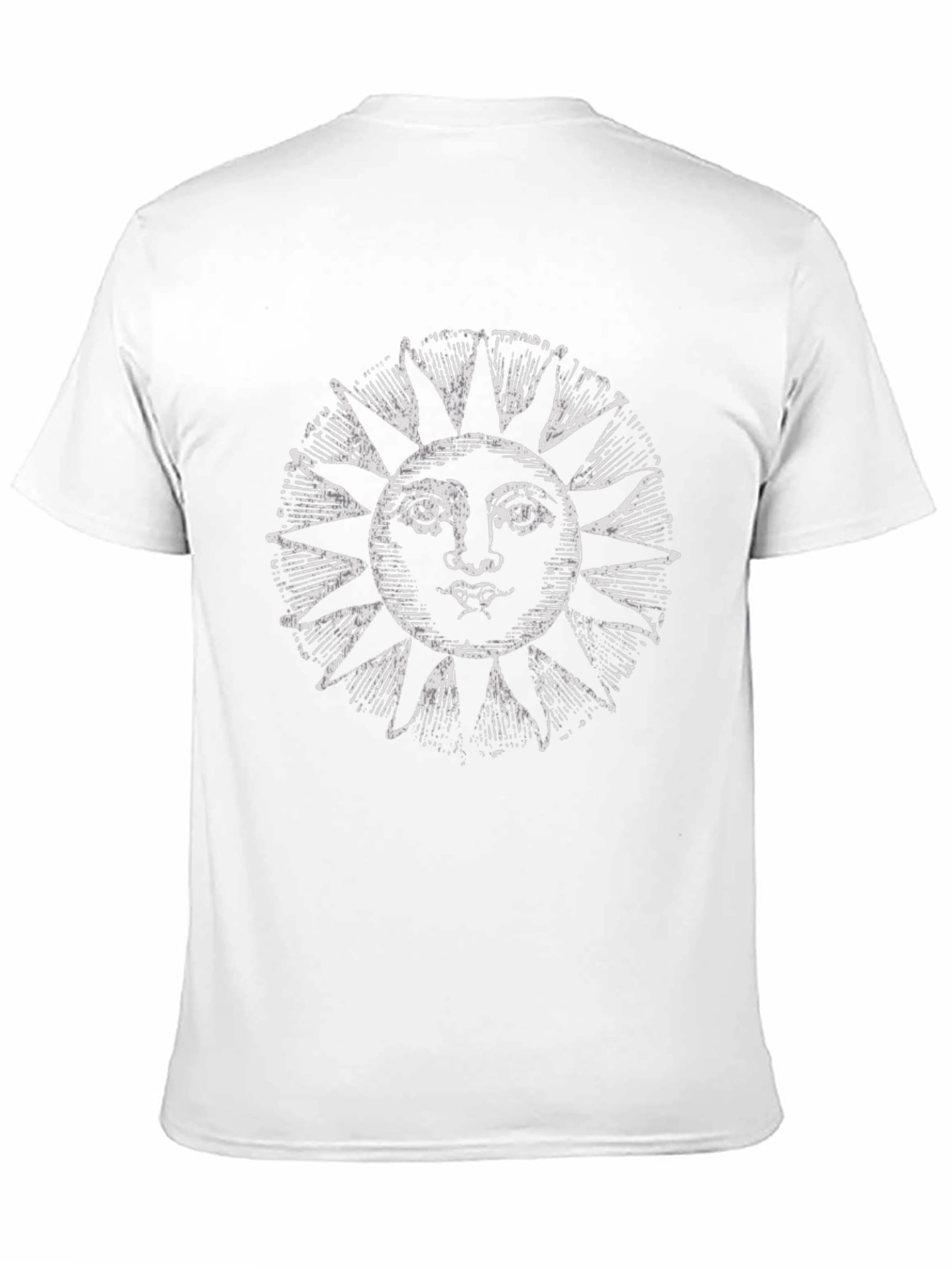 Sun Graphic T-Shirt - Black Cotton Tee