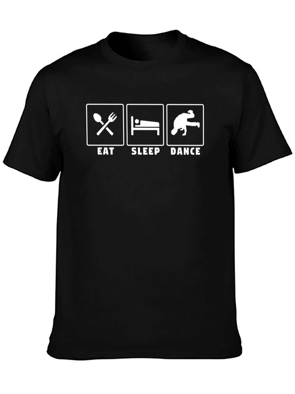 Eat Sleep Dance T-Shirt - Black Graphic Tee