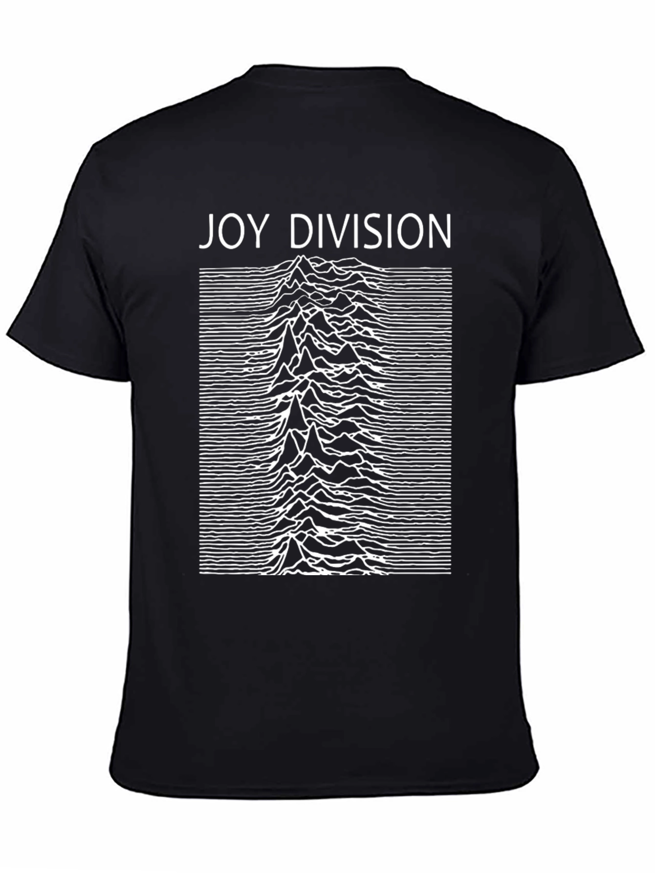 Joy Division Unknown Pleasures Black Graphic Tee