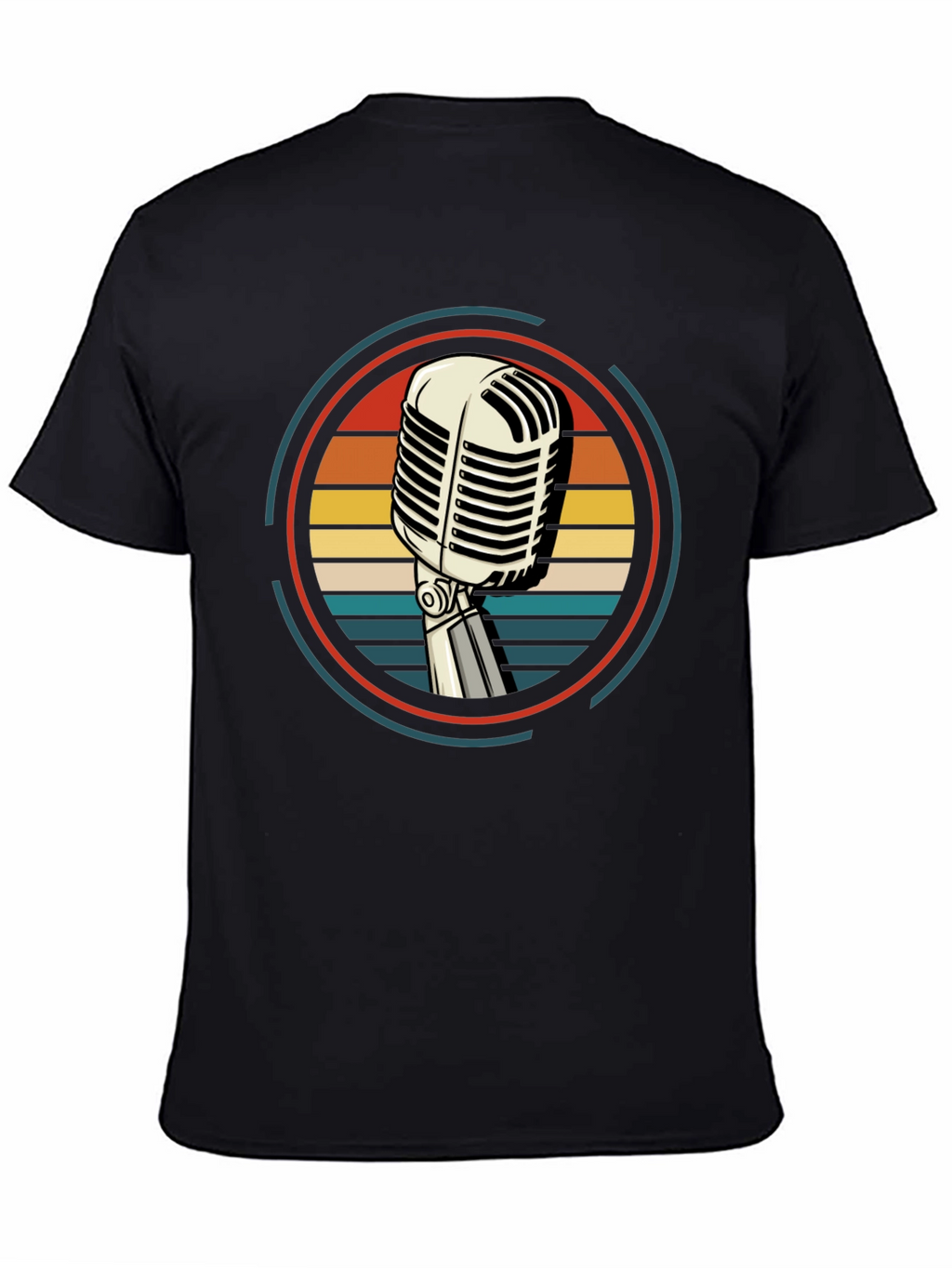 Retro Microphone Graphic Tee