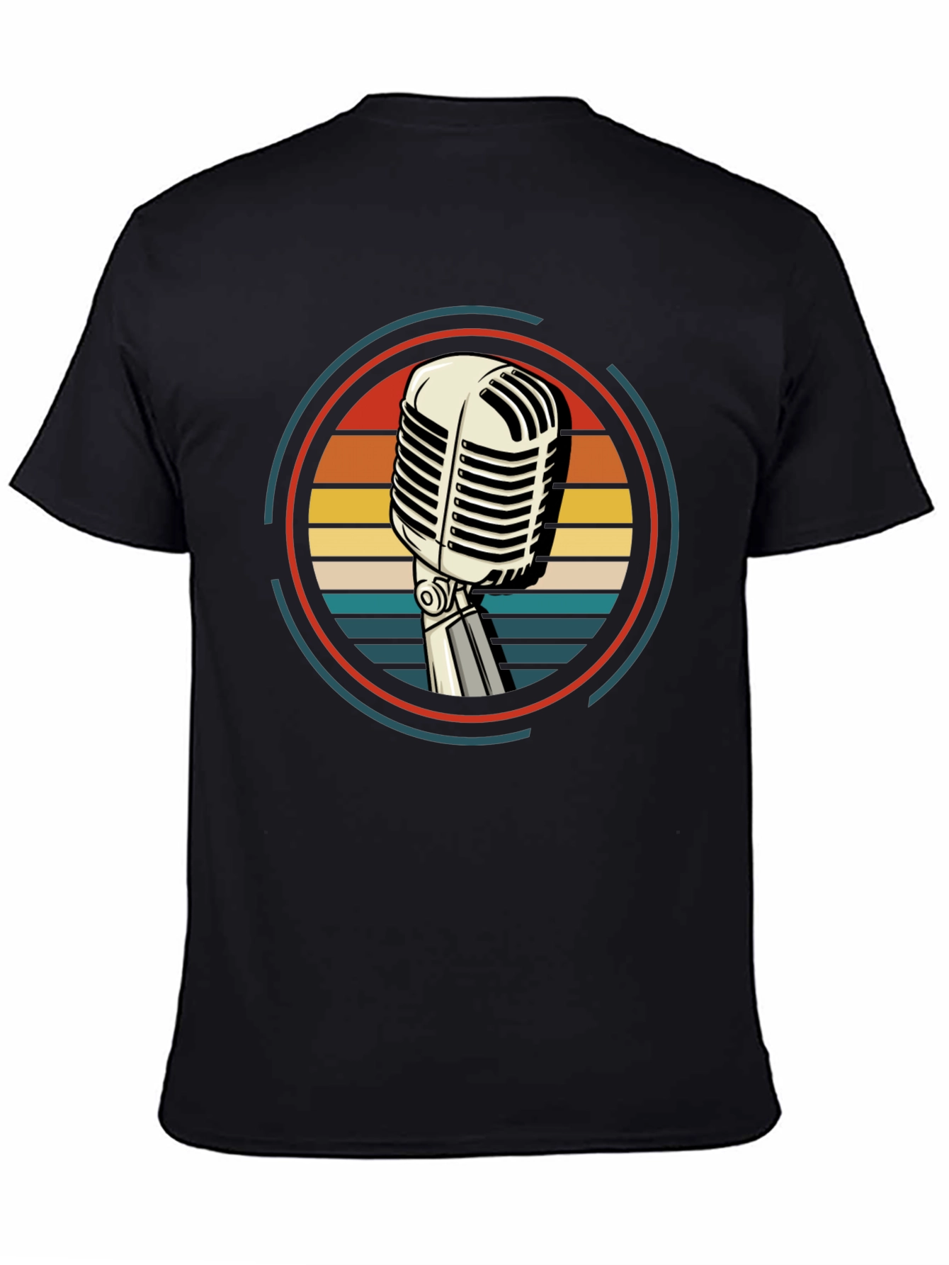 Retro Microphone Graphic Tee
