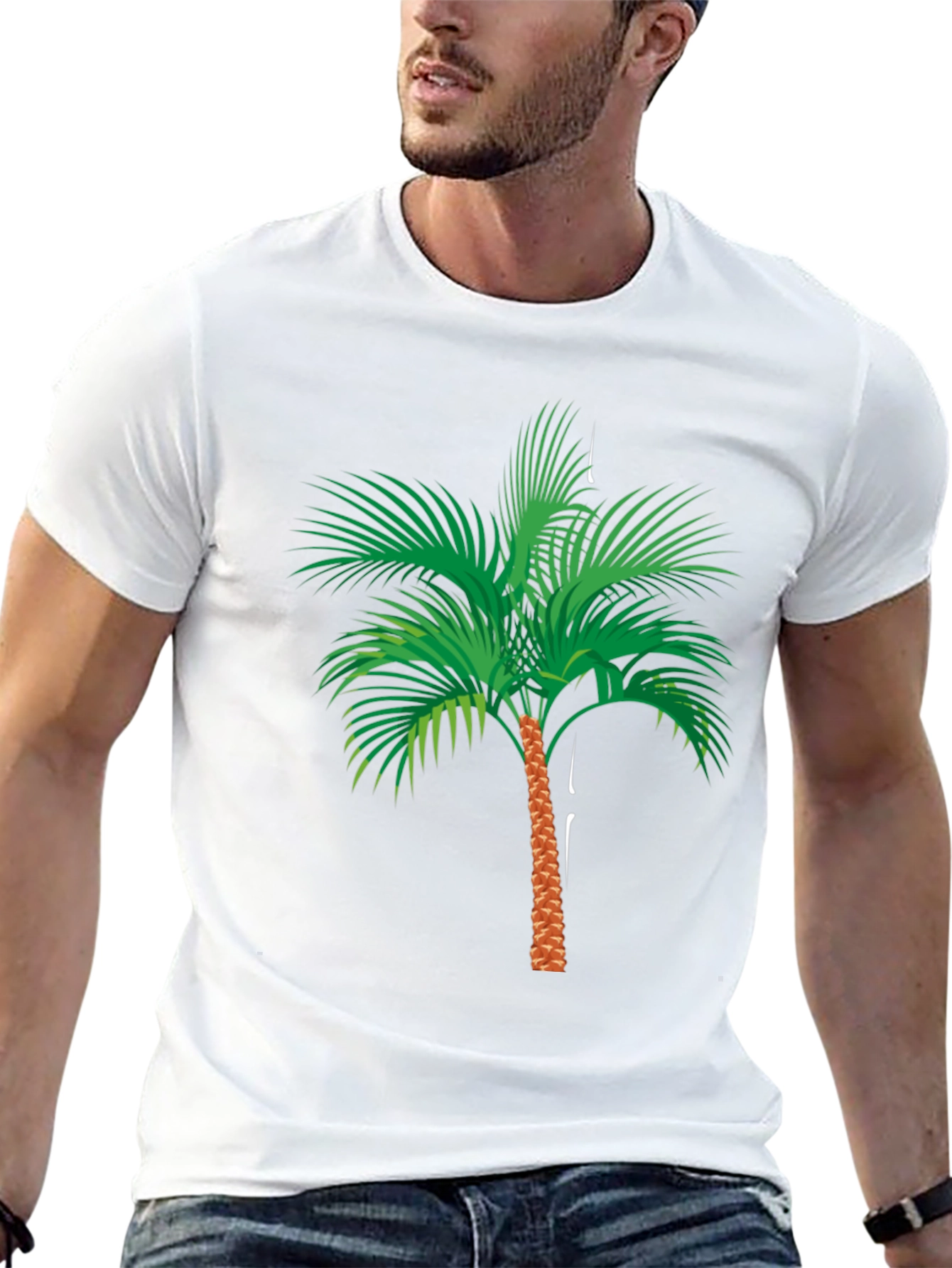 Palm Tree Graphic Tee - Tropical Vibe Shirt