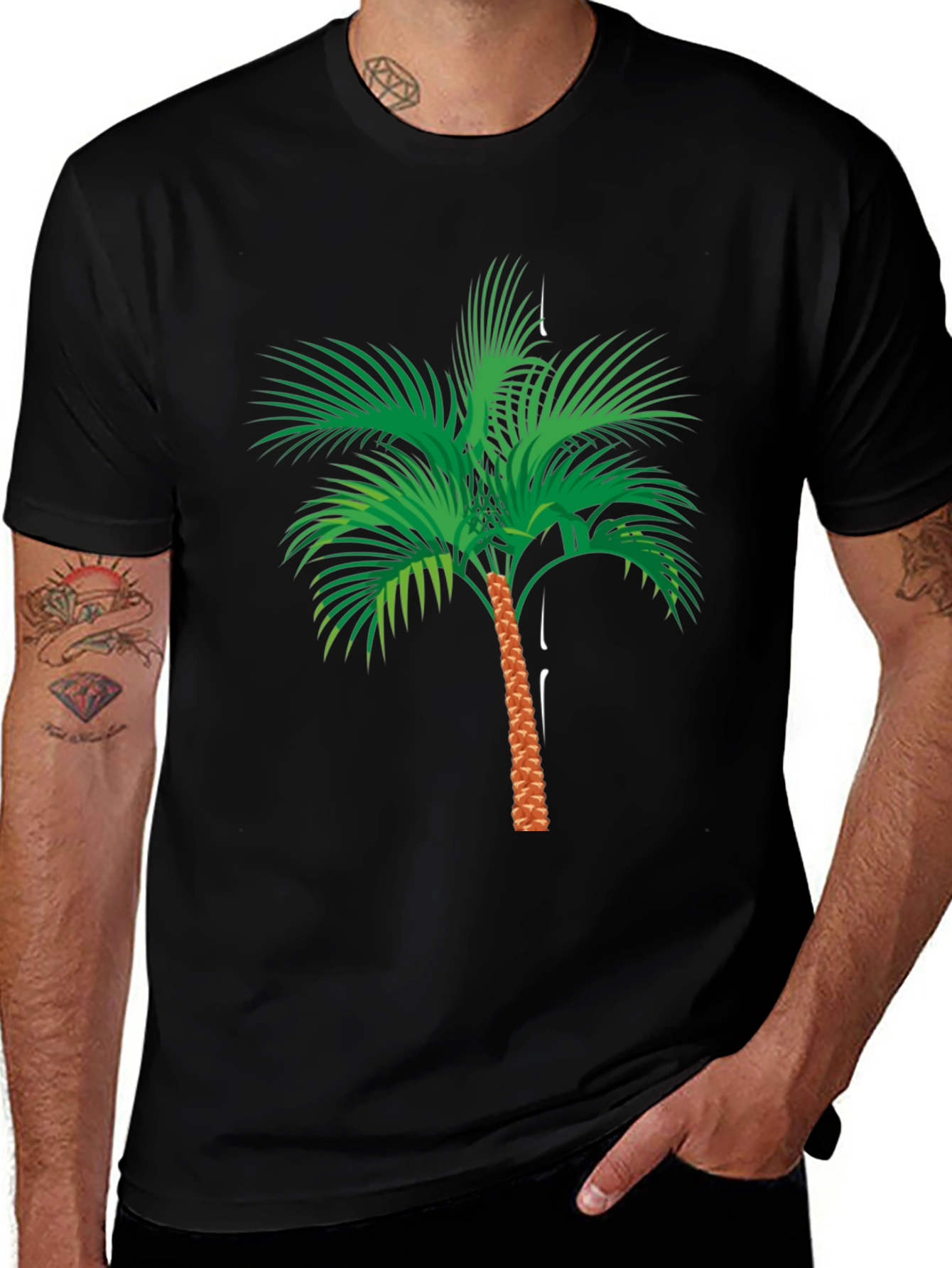 Palm Tree Graphic Tee - Tropical Vibe Shirt