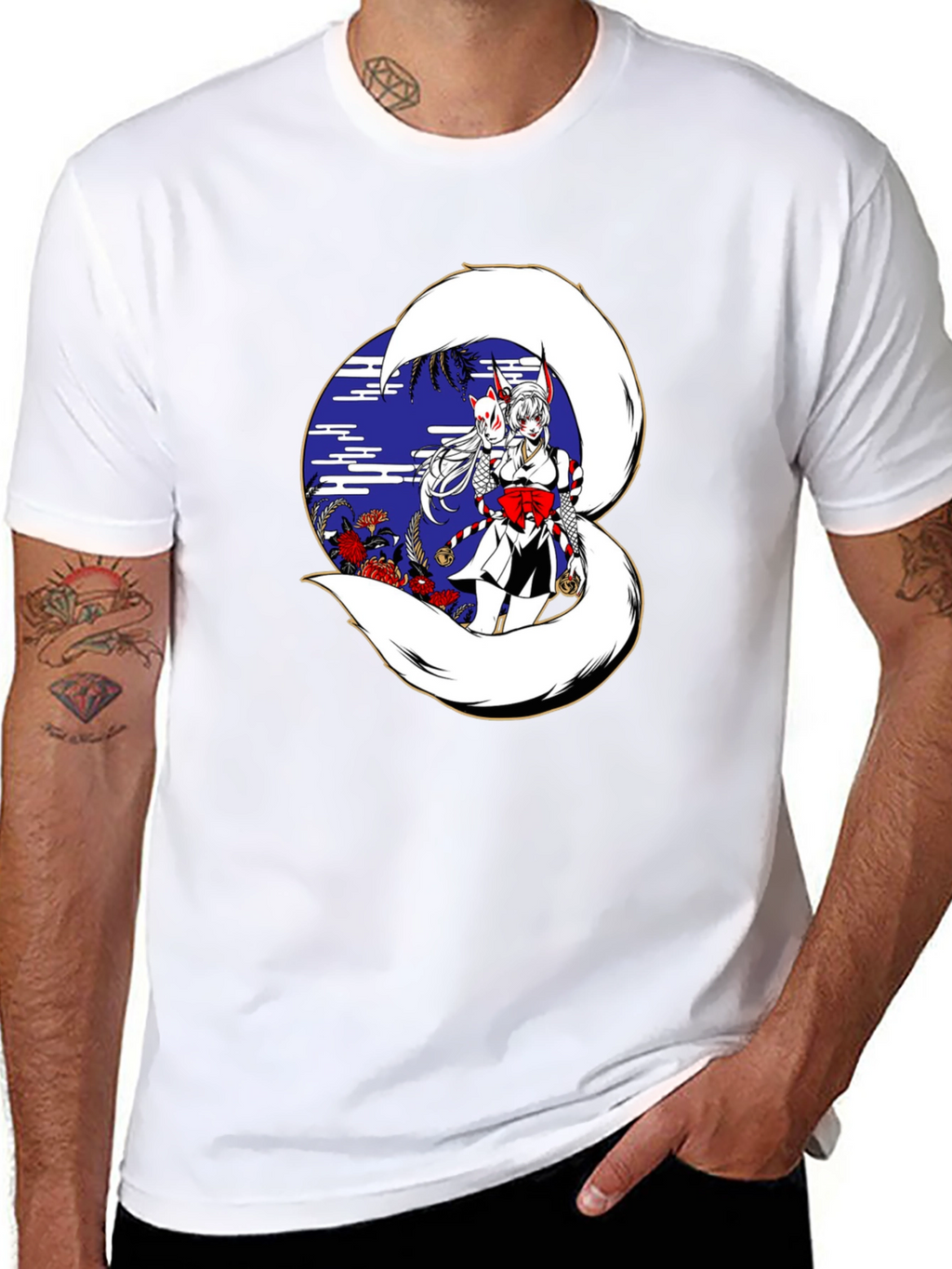 Anime Kitsune T-Shirt