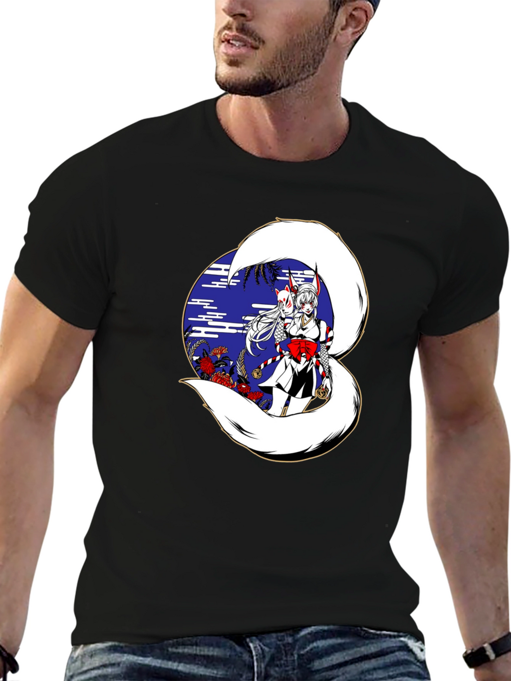 Anime Kitsune T-Shirt