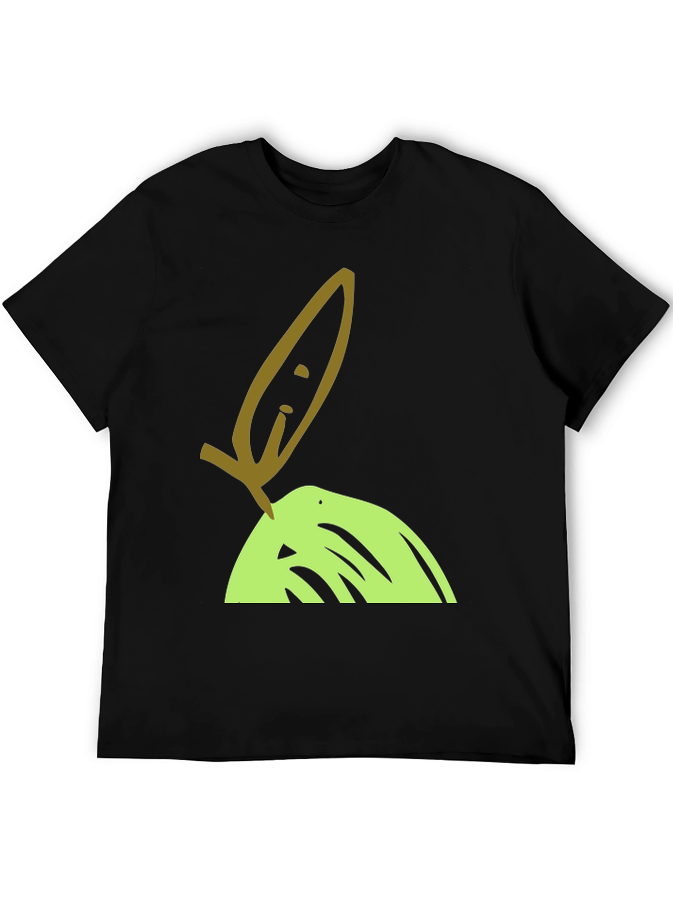 Olive Branch Graphic Tee - Unisex Black T-Shirt