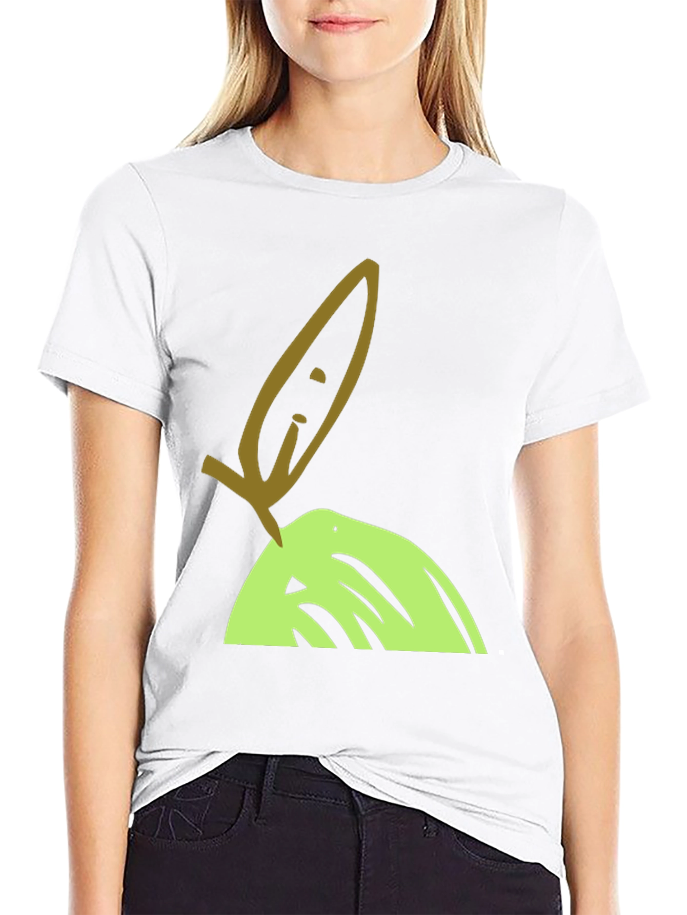 Olive Branch Graphic Tee - Unisex Black T-Shirt