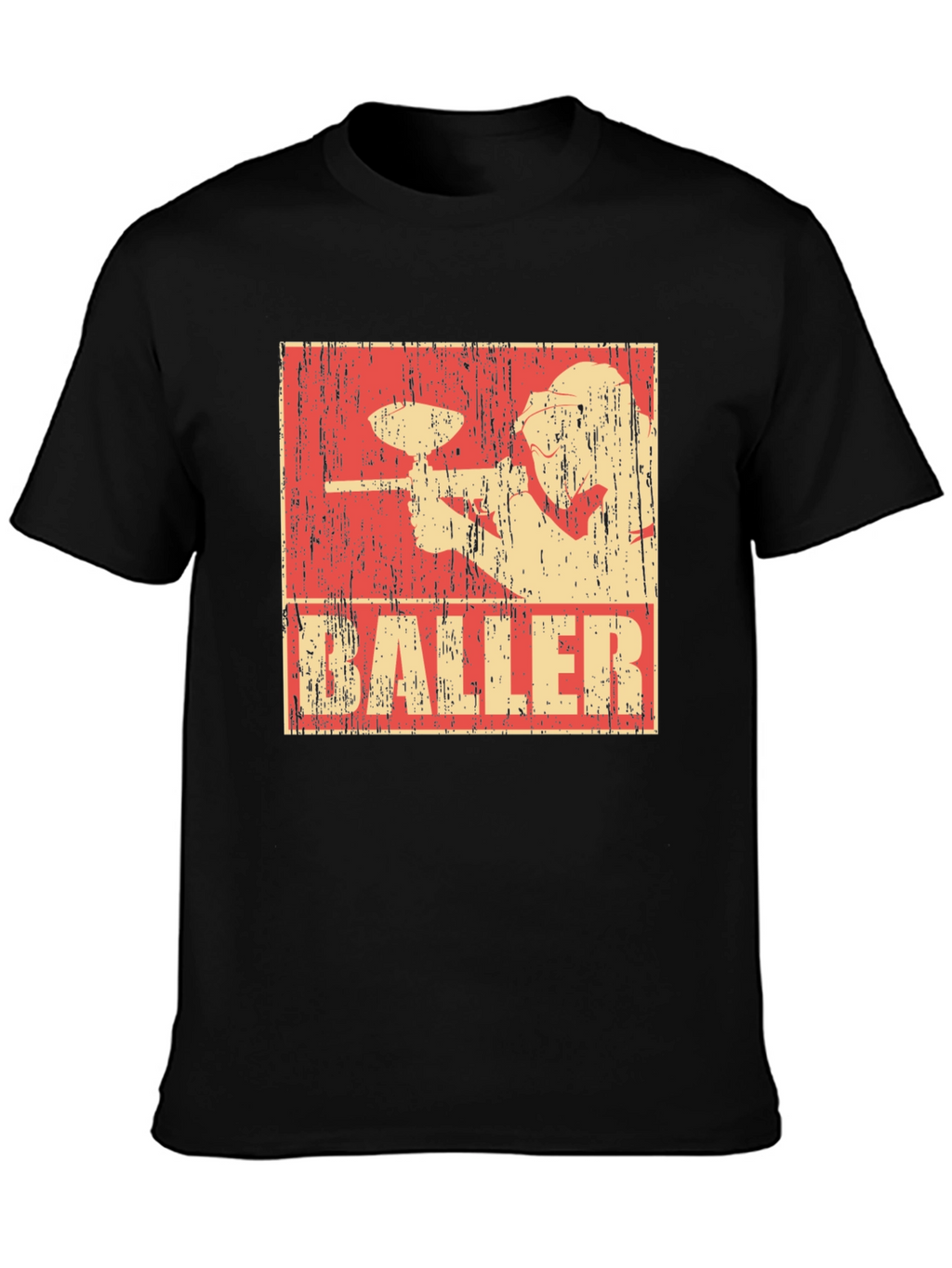 Paintball Baller Tee - Retro Style Graphic T-Shirt