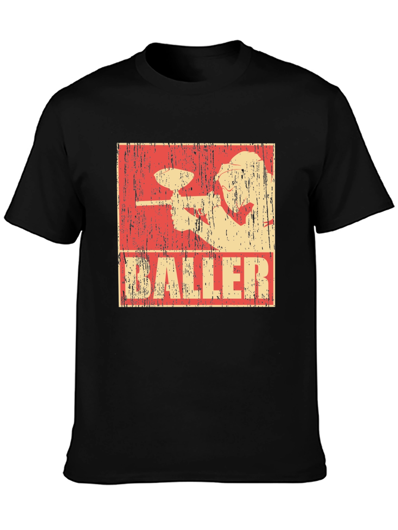 Paintball Baller Tee - Retro Style Graphic T-Shirt