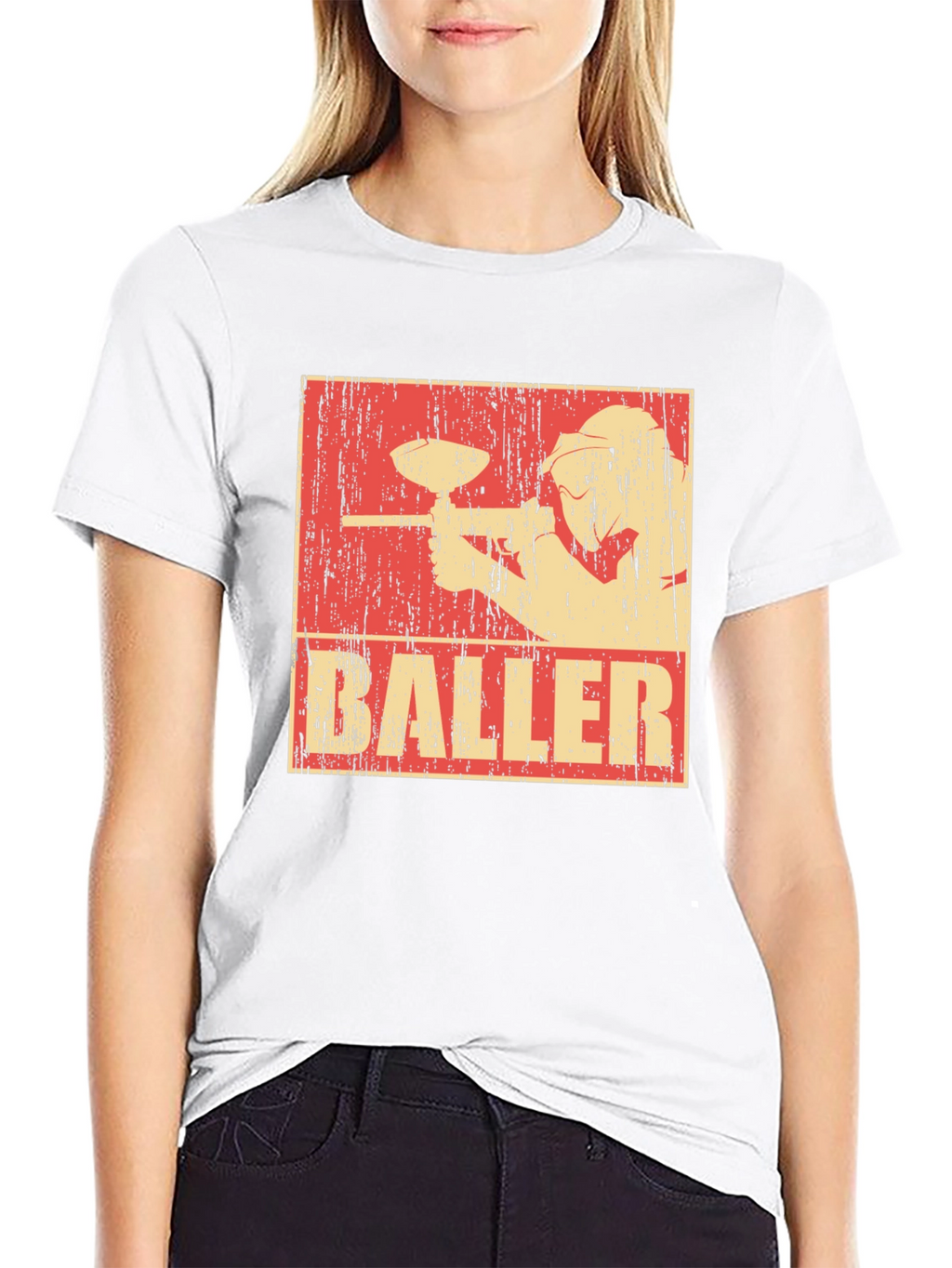Paintball Baller Tee - Retro Style Graphic T-Shirt