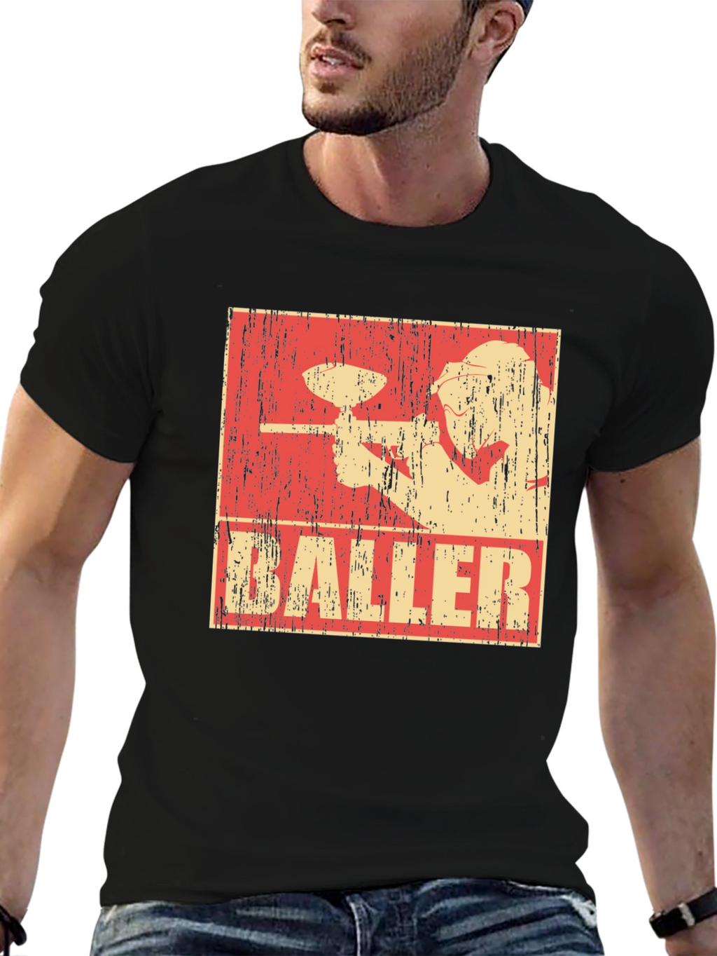 Paintball Baller Tee - Retro Style Graphic T-Shirt
