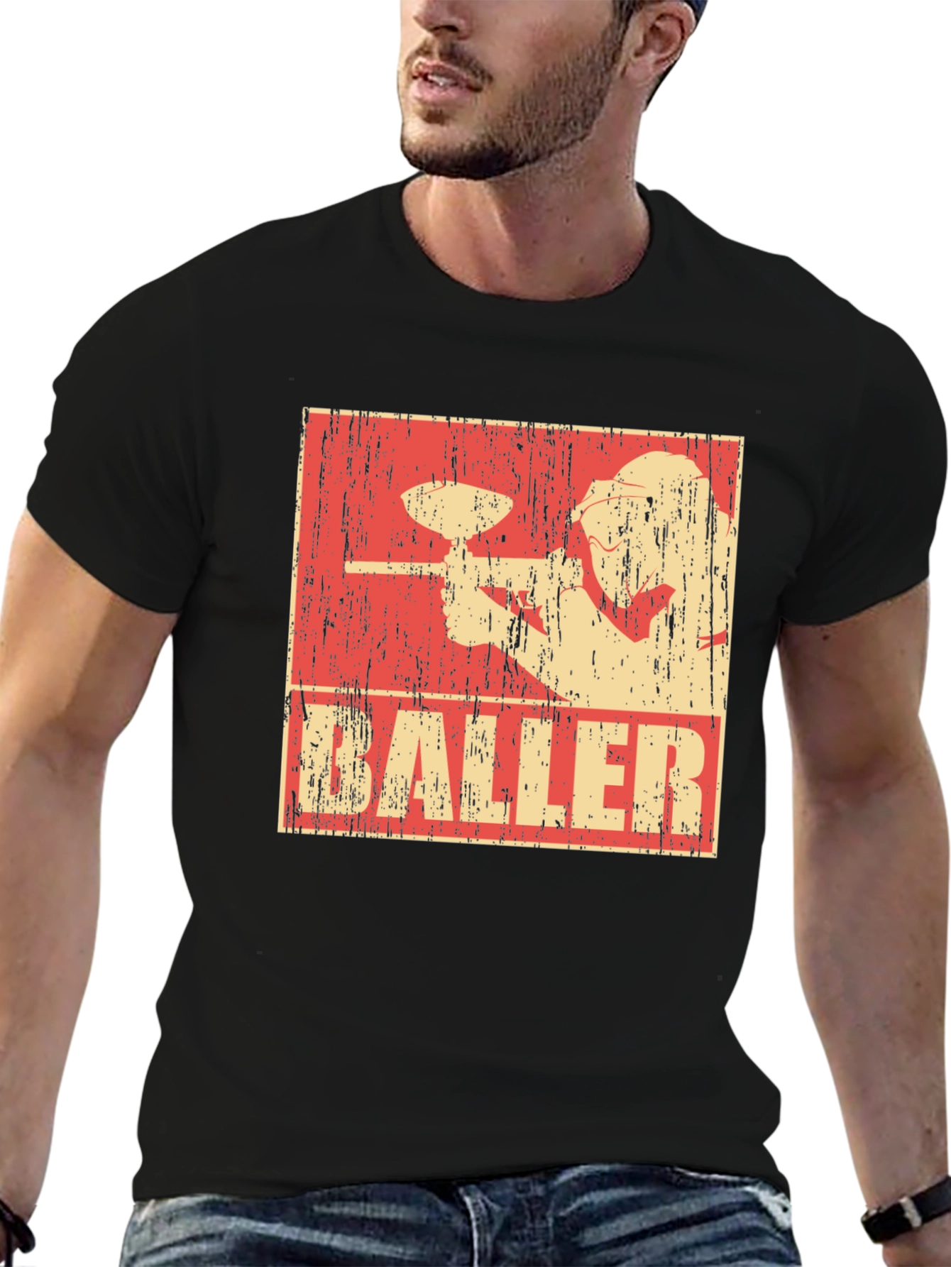 Paintball Baller Tee - Retro Style Graphic T-Shirt