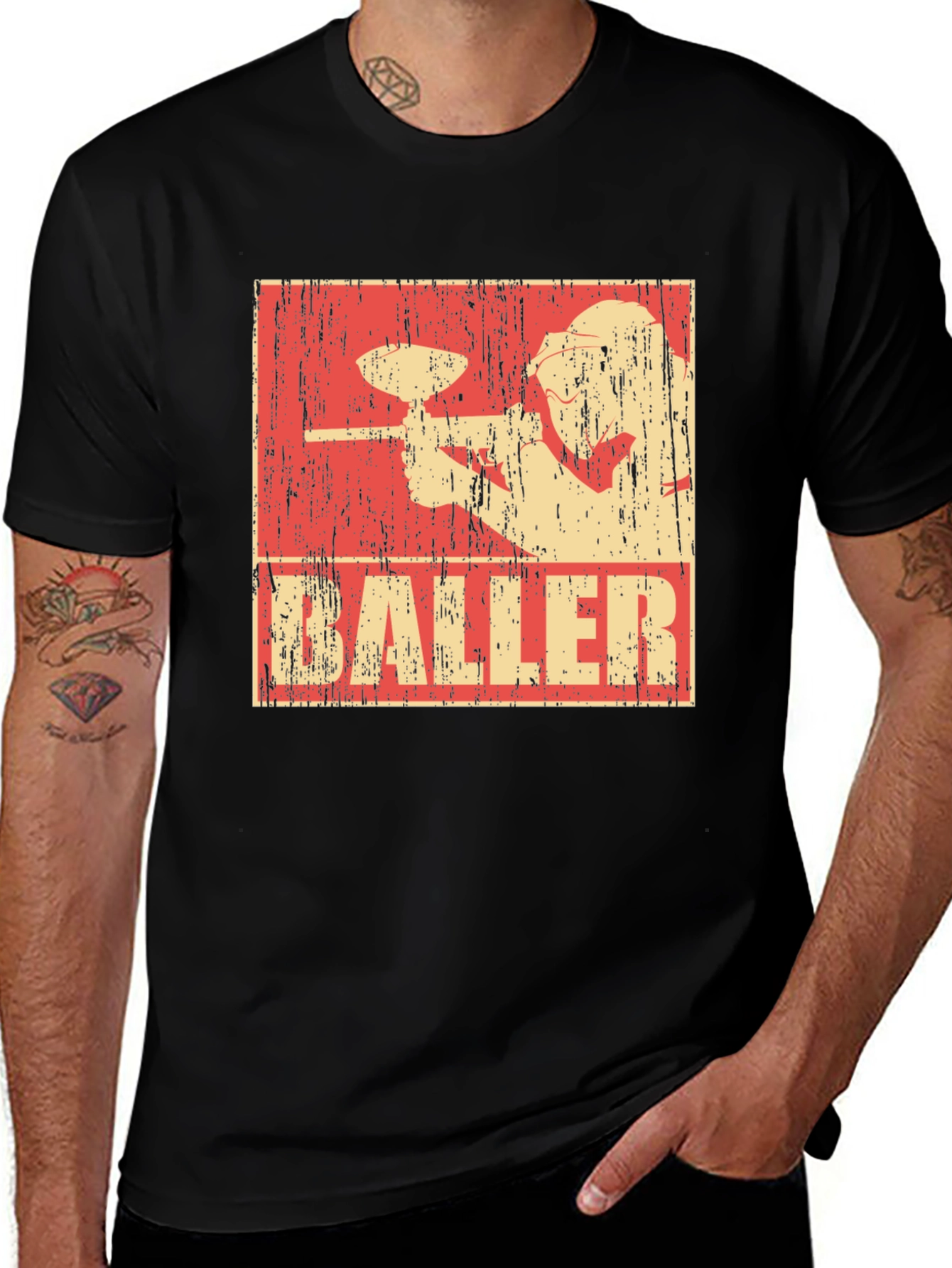 Paintball Baller Tee - Retro Style Graphic T-Shirt