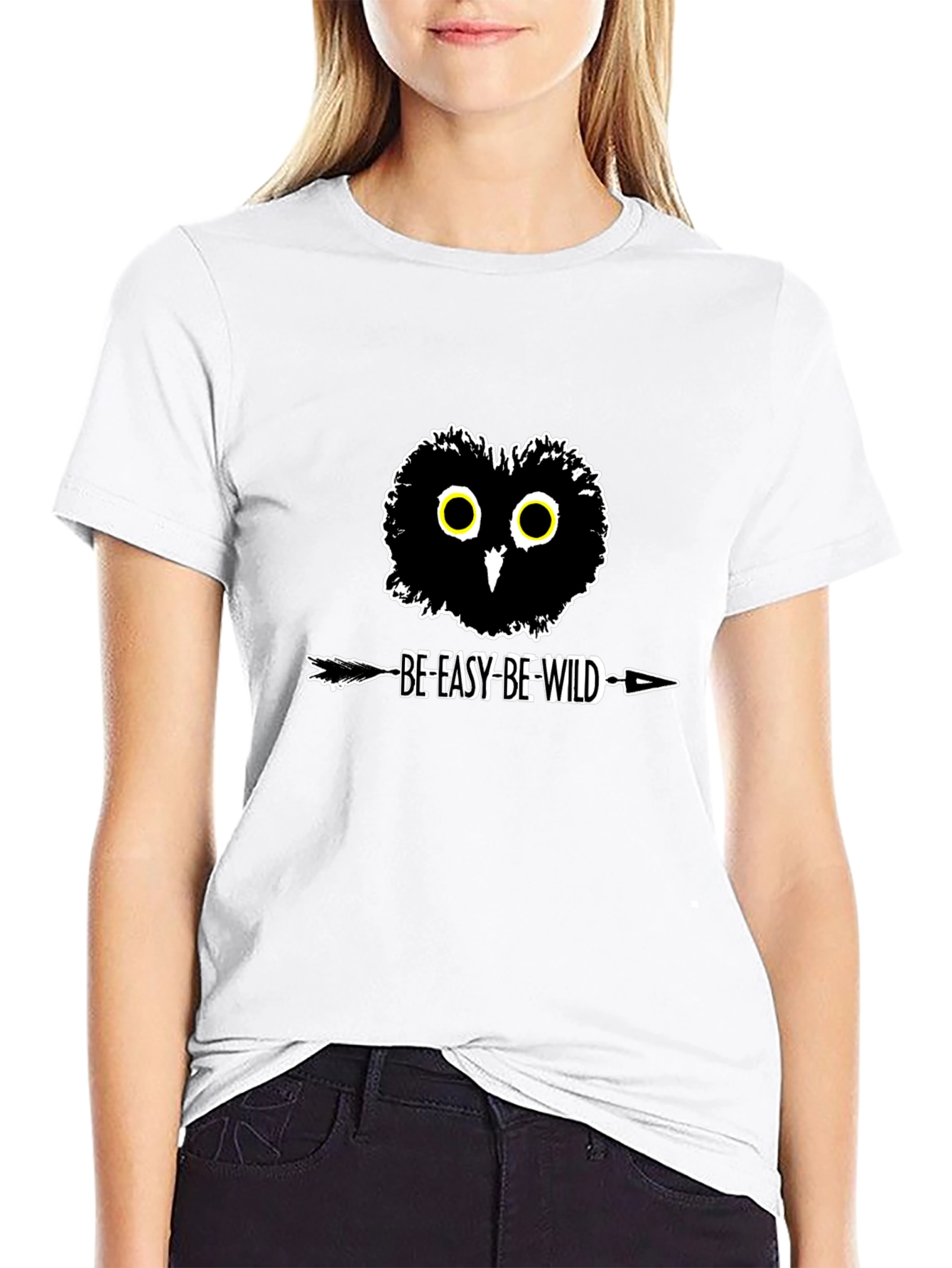 Be Easy Be Wild Owl T-Shirt