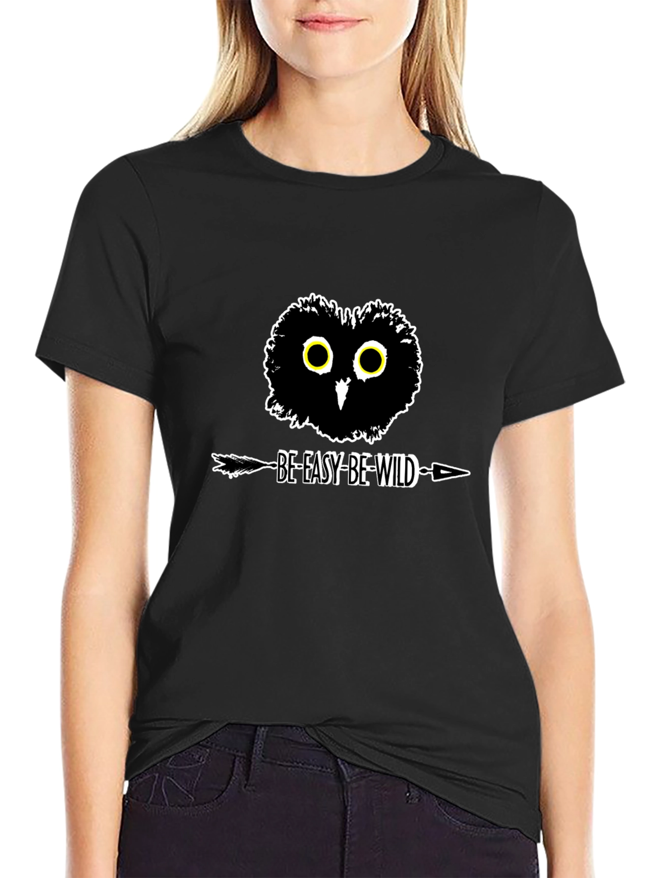 Be Easy Be Wild Owl T-Shirt