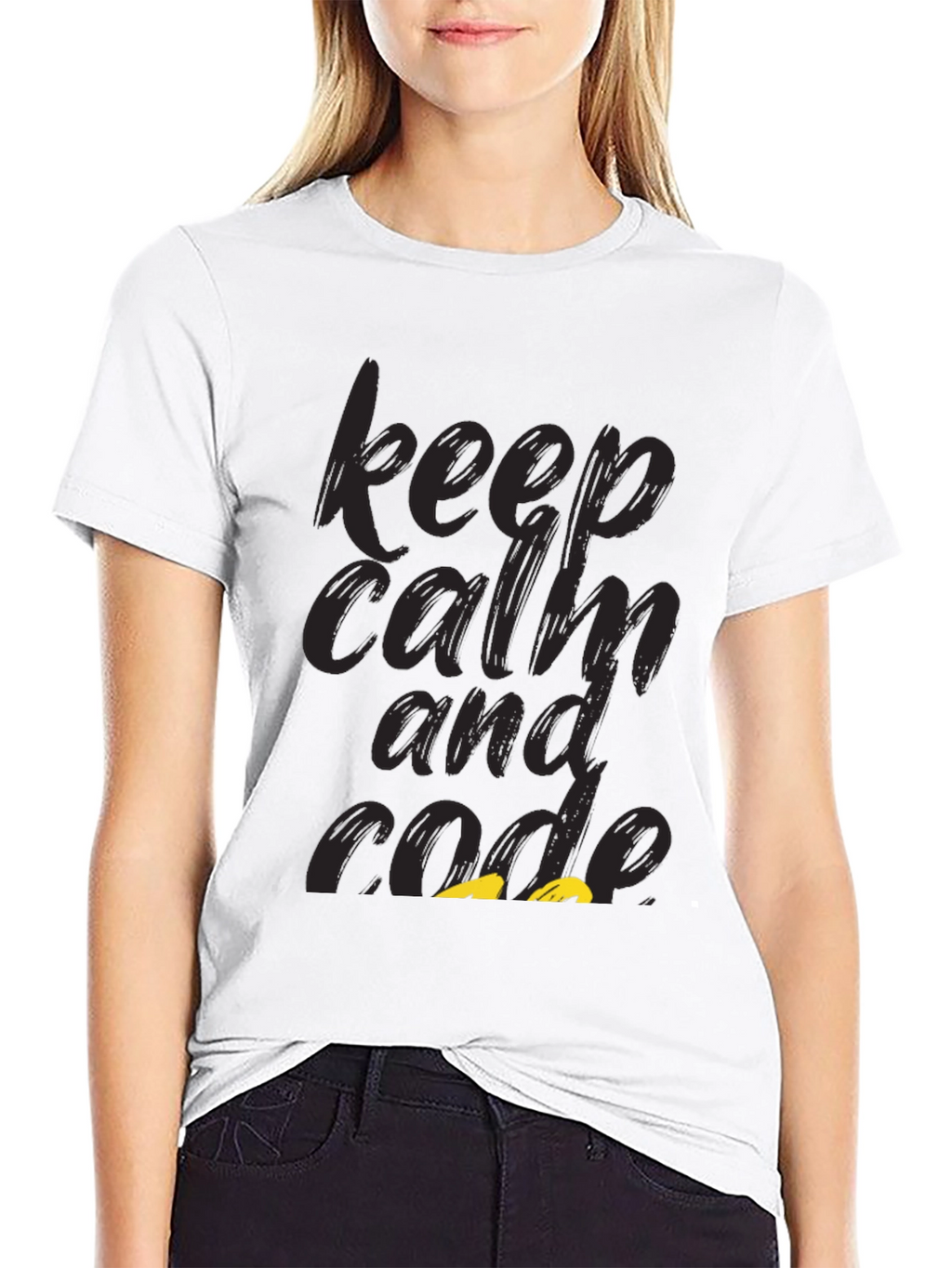 Keep Calm and Code Graphic Tee