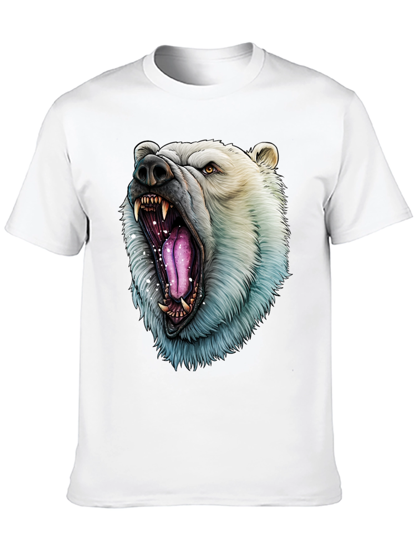 Polar Bear Graphic Tee - Roaring Wild Style