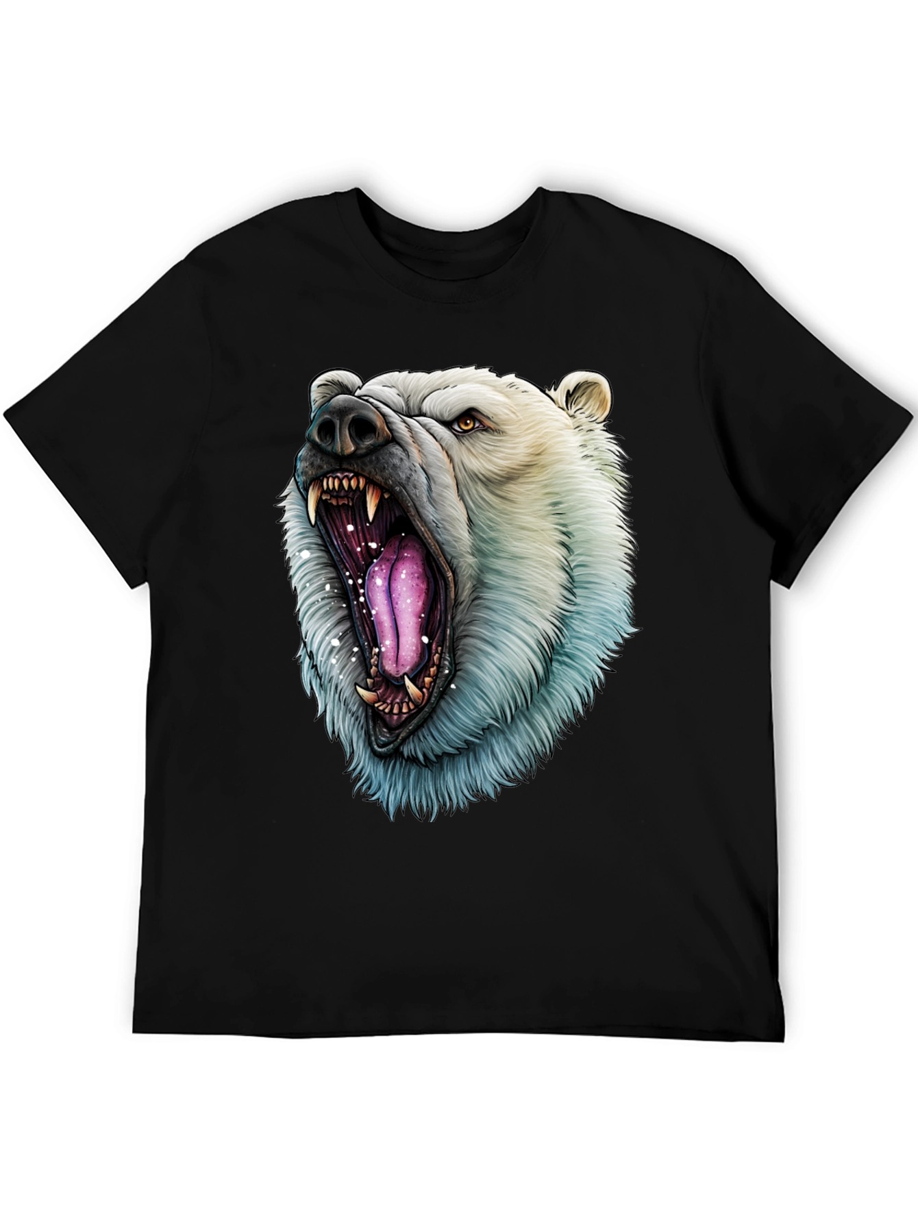 Polar Bear Graphic Tee - Roaring Wild Style