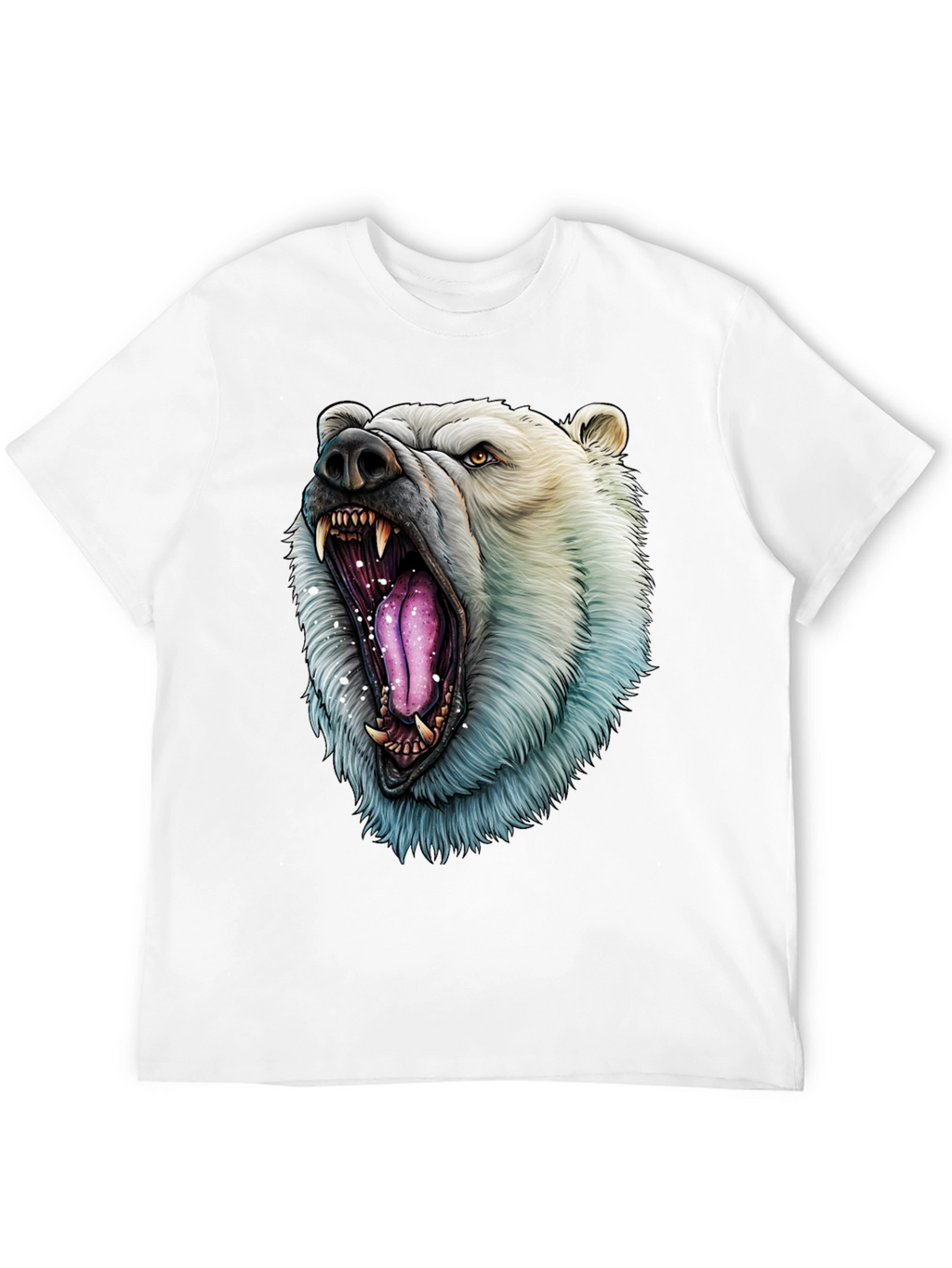 Polar Bear Graphic Tee - Roaring Wild Style