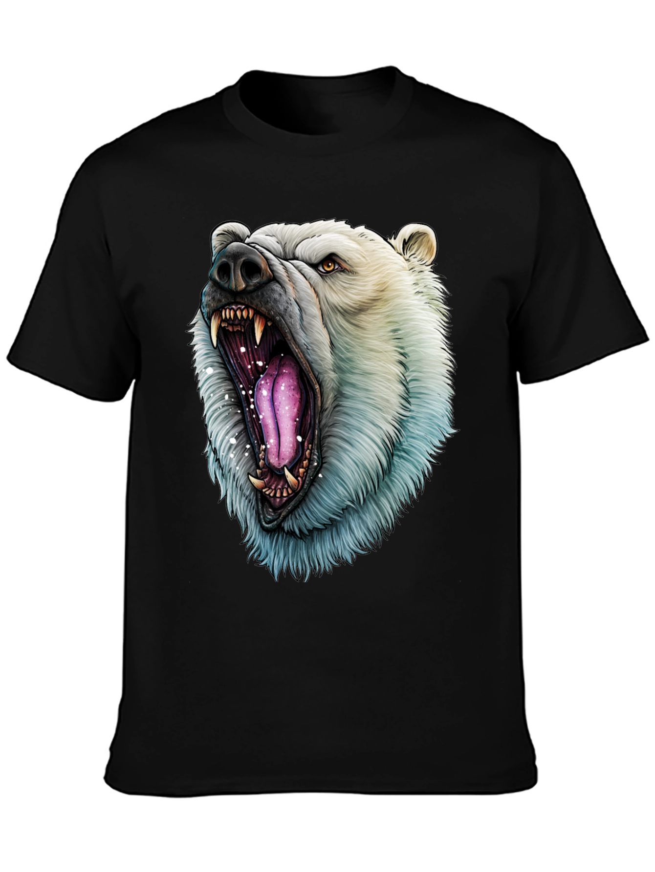 Polar Bear Graphic Tee - Roaring Wild Style