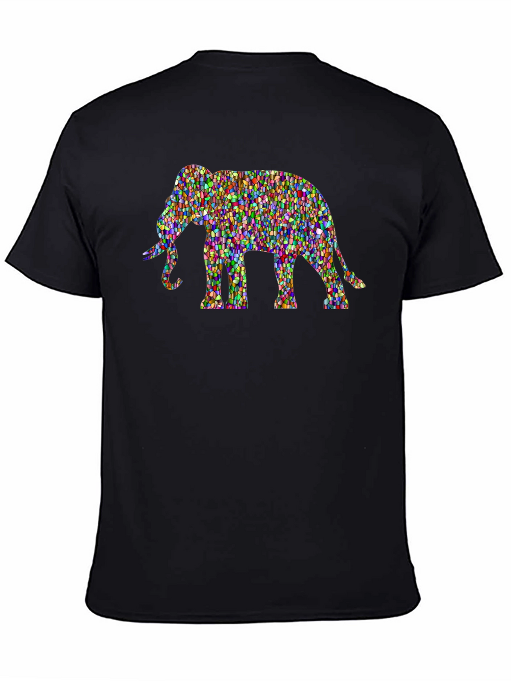 Mosaic Elephant Graphic Tee - Unisex