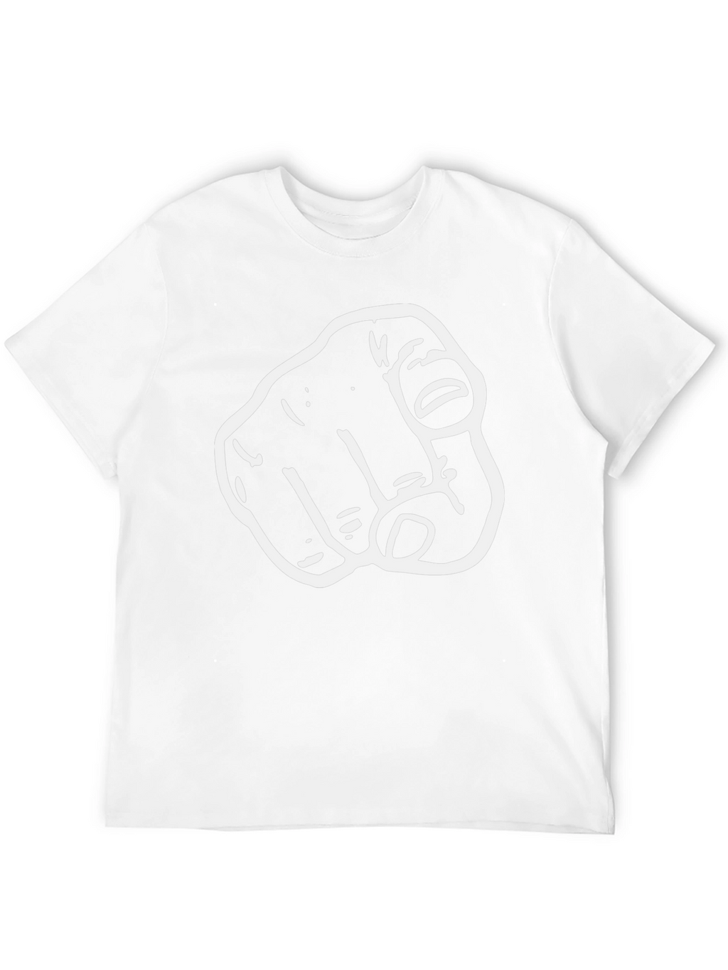 Pointing Finger Graphic Black T-Shirt