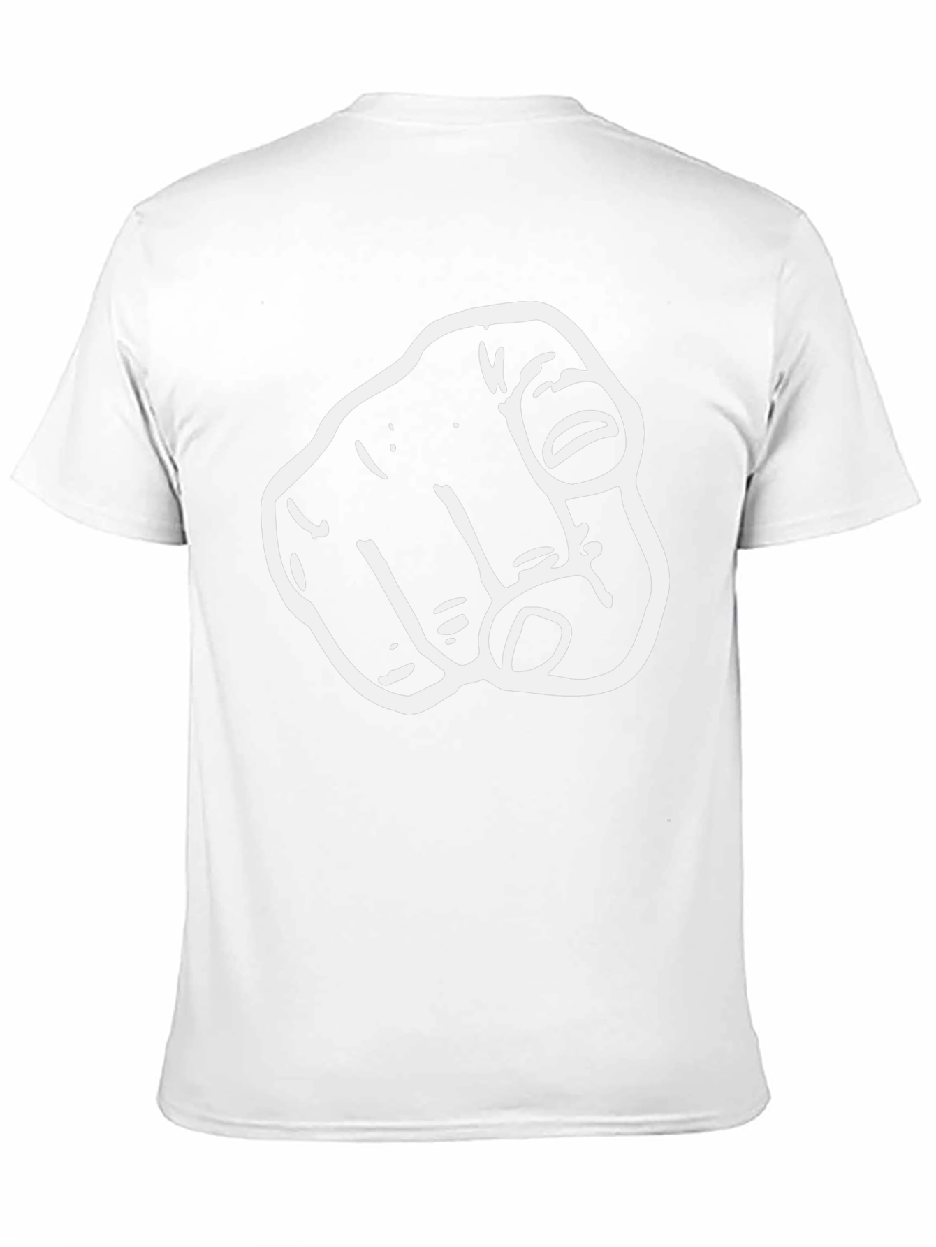 Pointing Finger Graphic Black T-Shirt