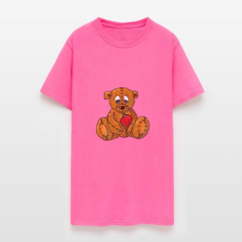 Teddy bear with a broken heart