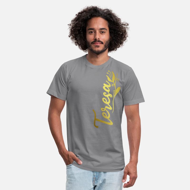 Teresa Name Faux Gold Tulip Flourish