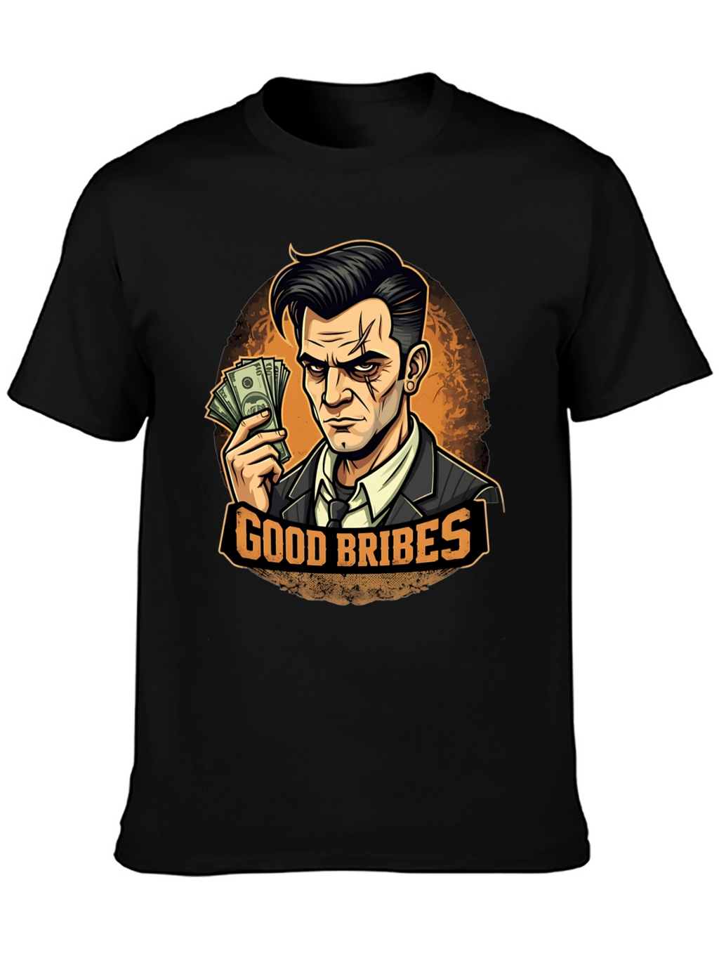 Good Bribes Graphic T-Shirt - Black