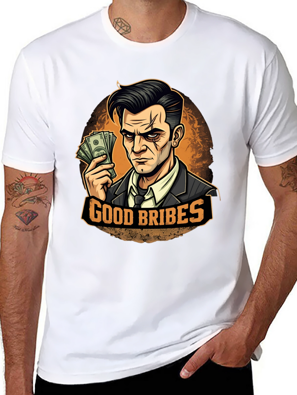 Good Bribes Graphic T-Shirt - Black