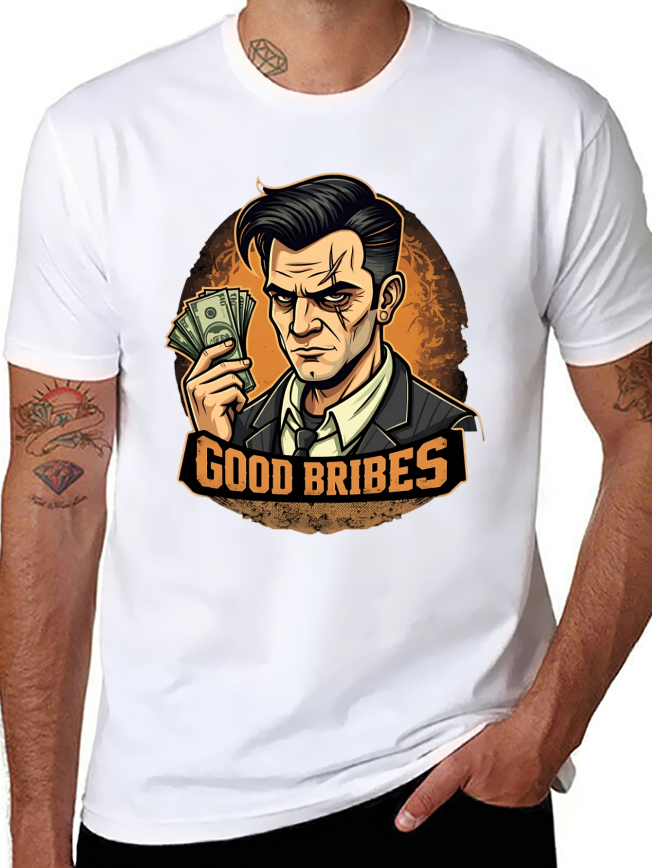 Good Bribes Graphic T-Shirt - Black