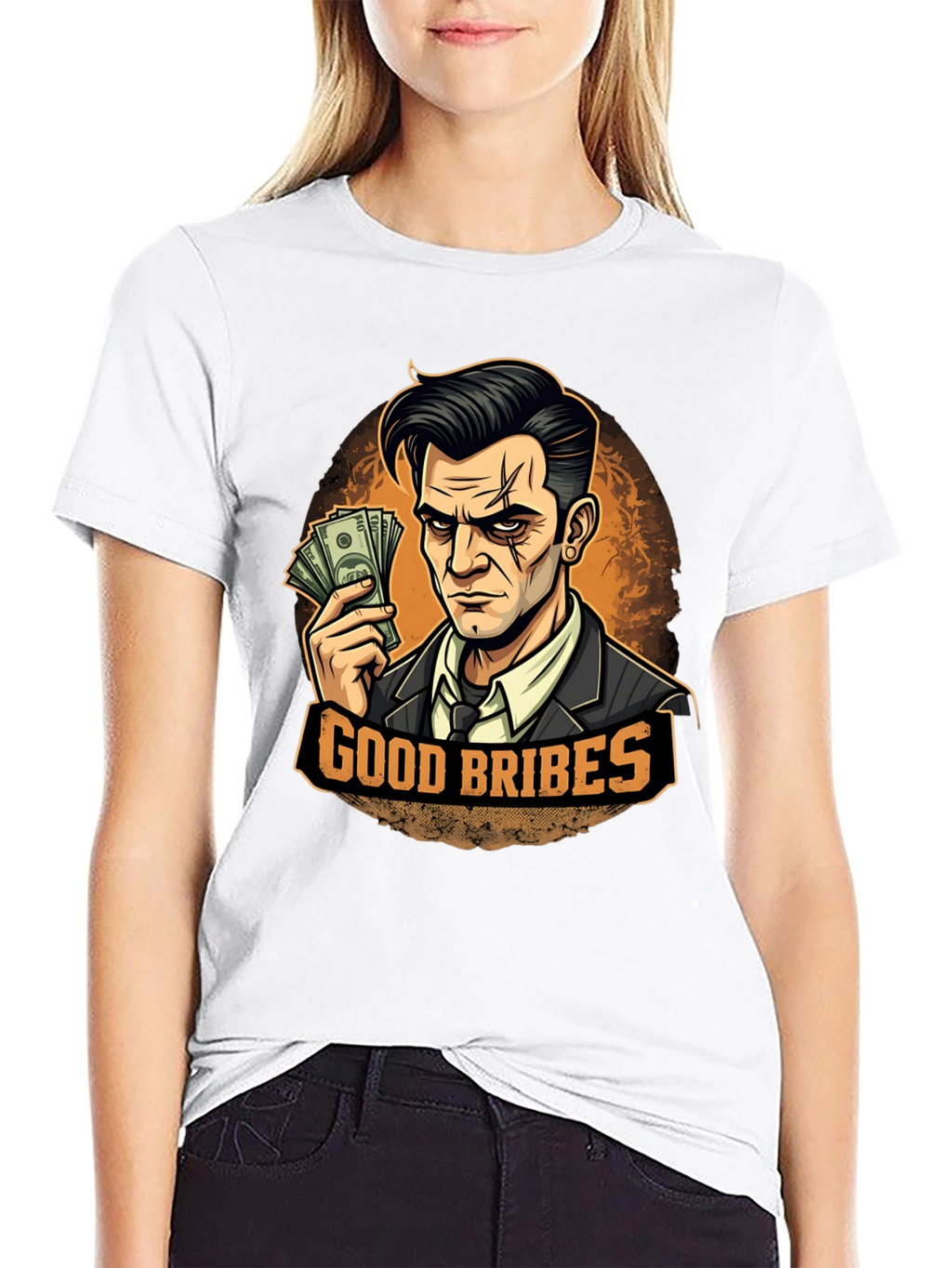 Good Bribes Graphic T-Shirt - Black
