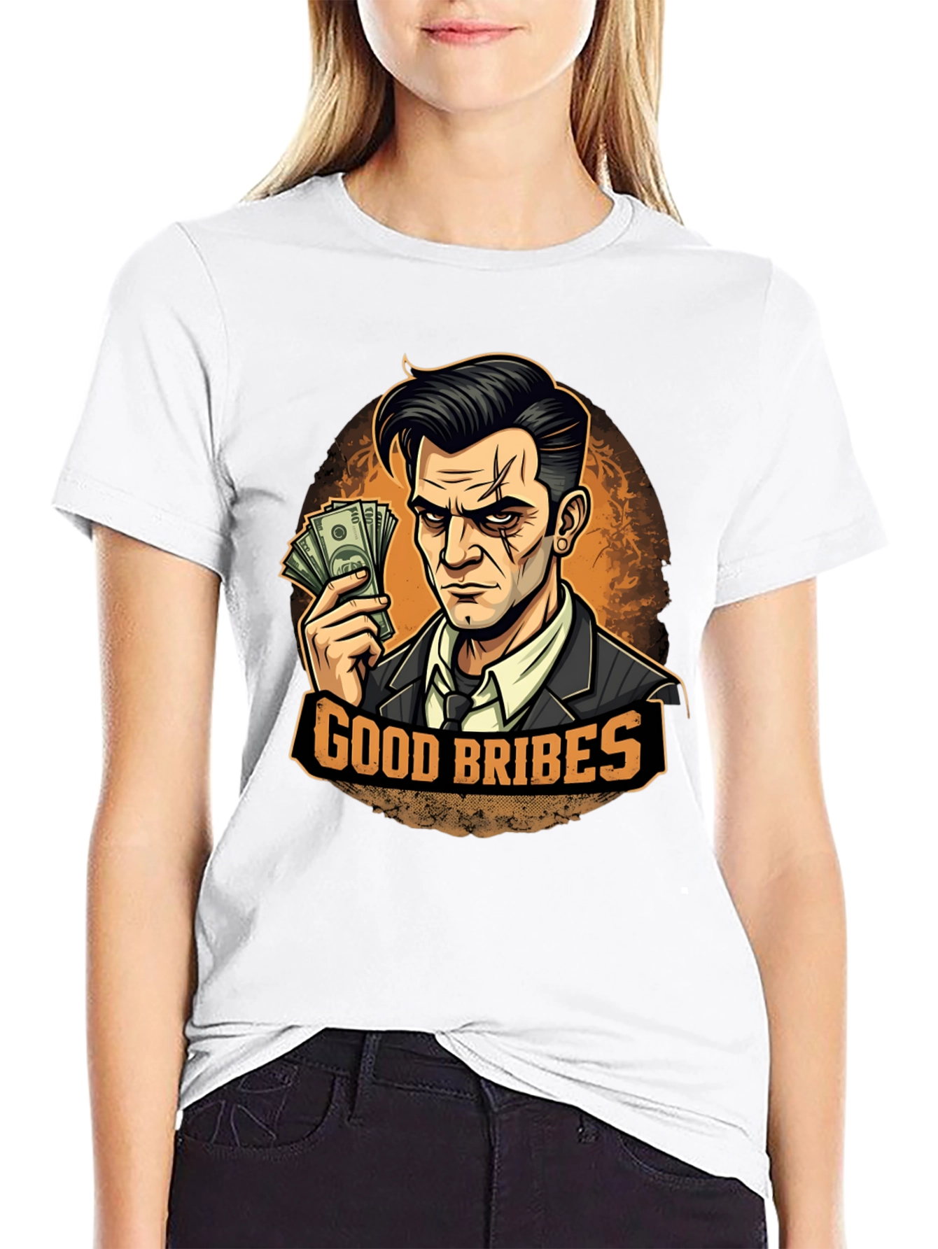 Good Bribes Graphic T-Shirt - Black
