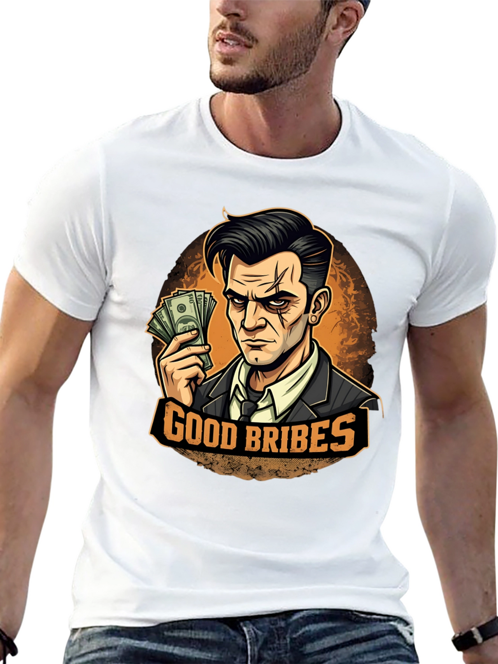 Good Bribes Graphic T-Shirt - Black