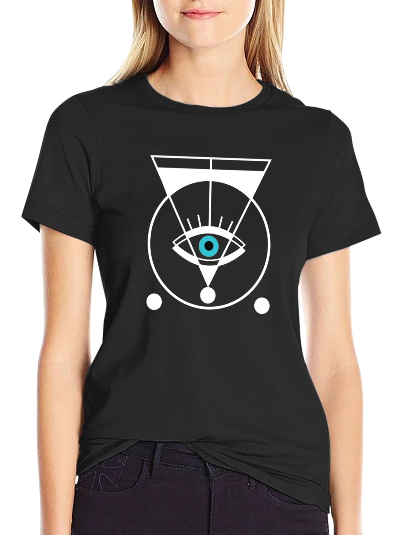 Mystic Eye Graphic Black T-Shirt